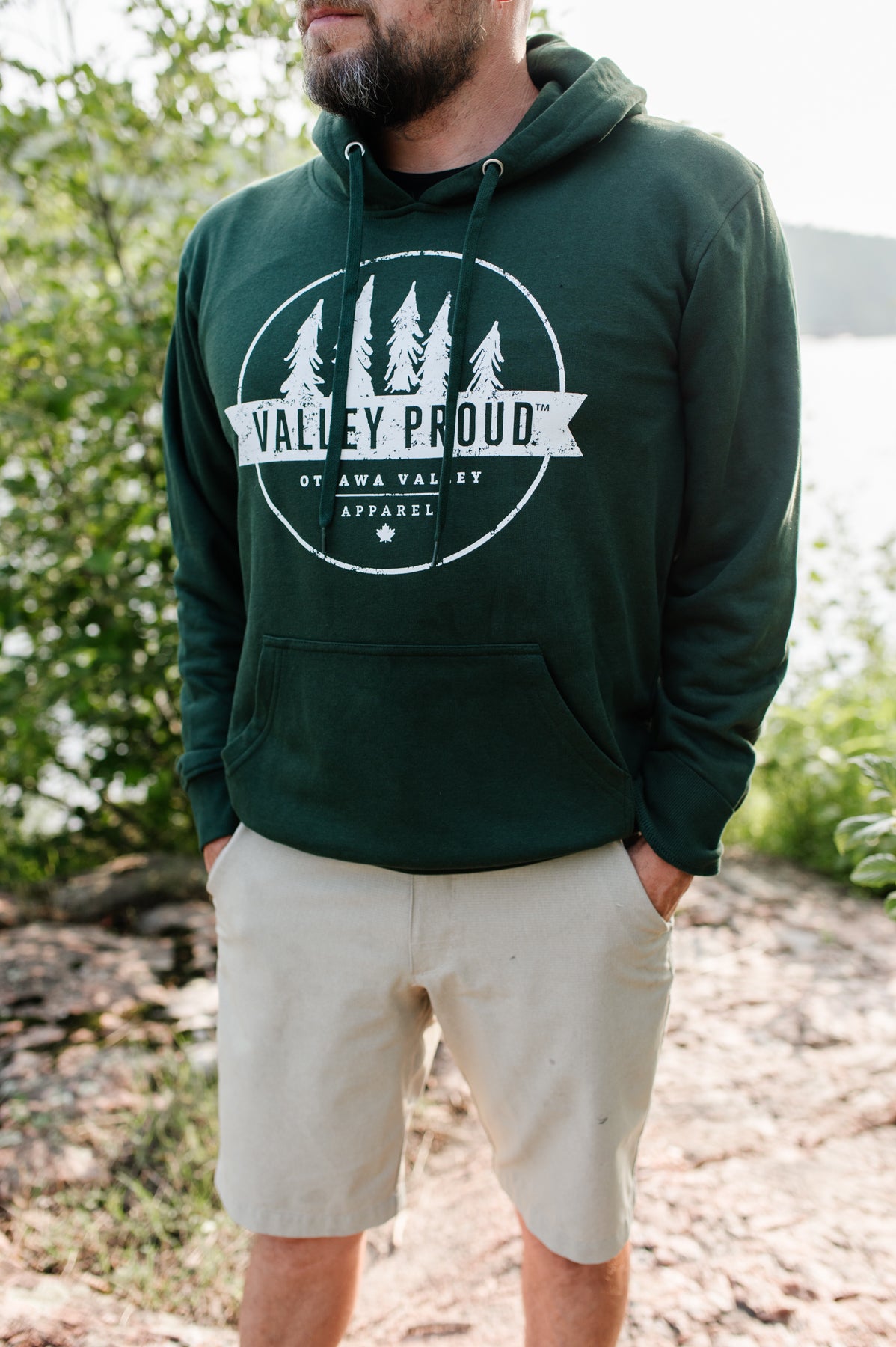Valley Proud Hoodie - Forest Green