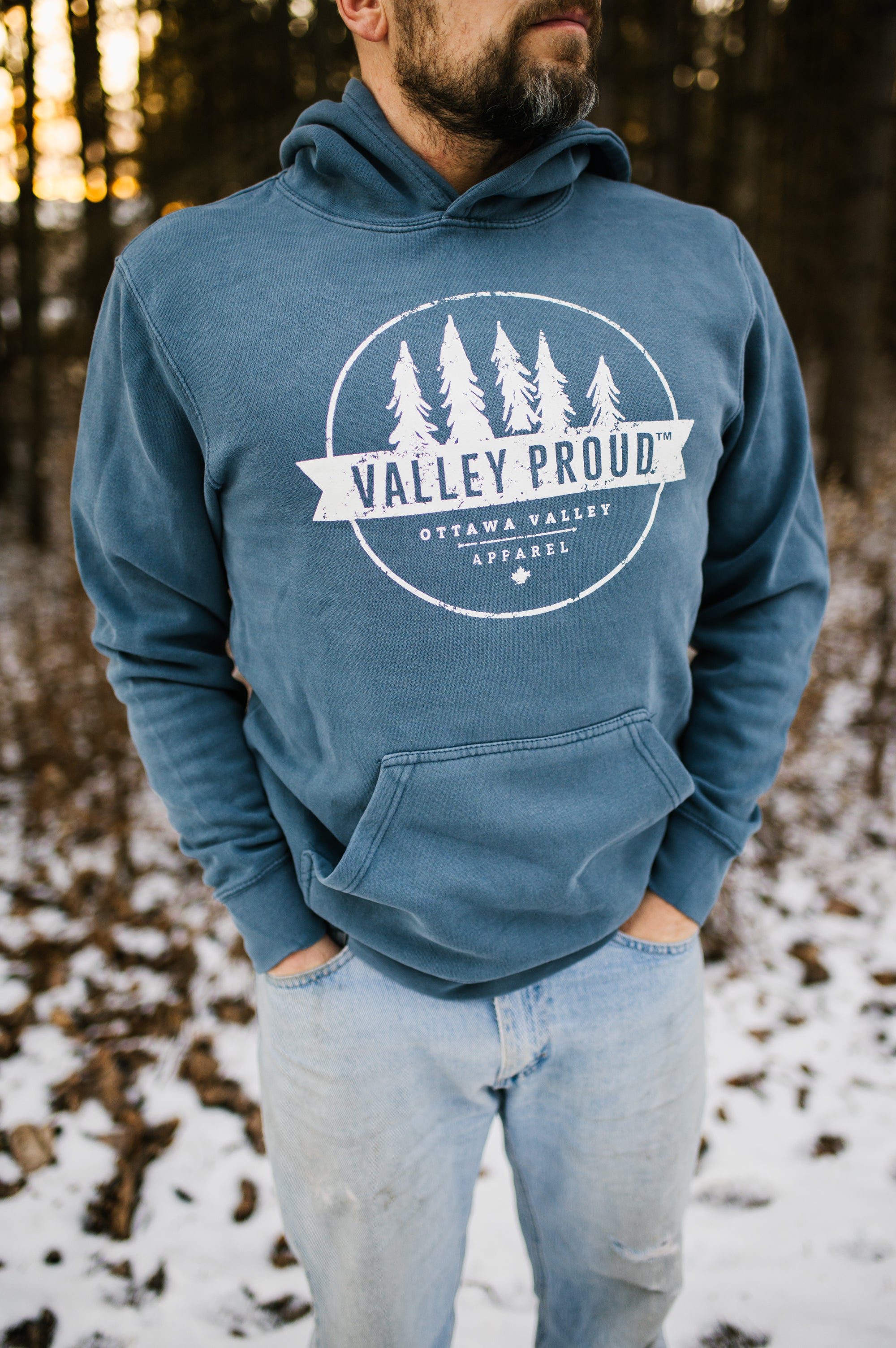 Valley Proud Hoodie - Blue