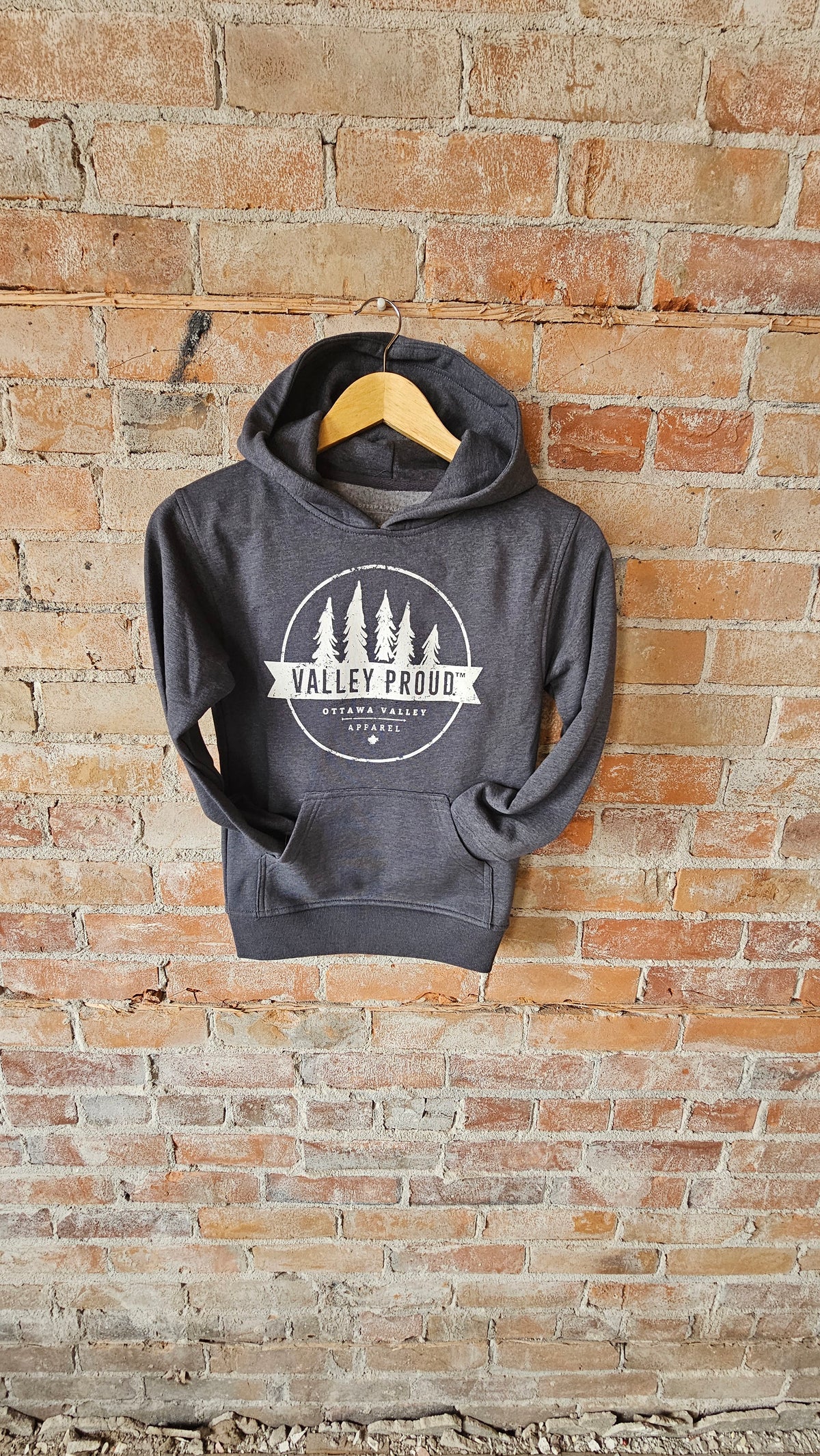 Youth Valley Proud Hoodie - Heather Grey