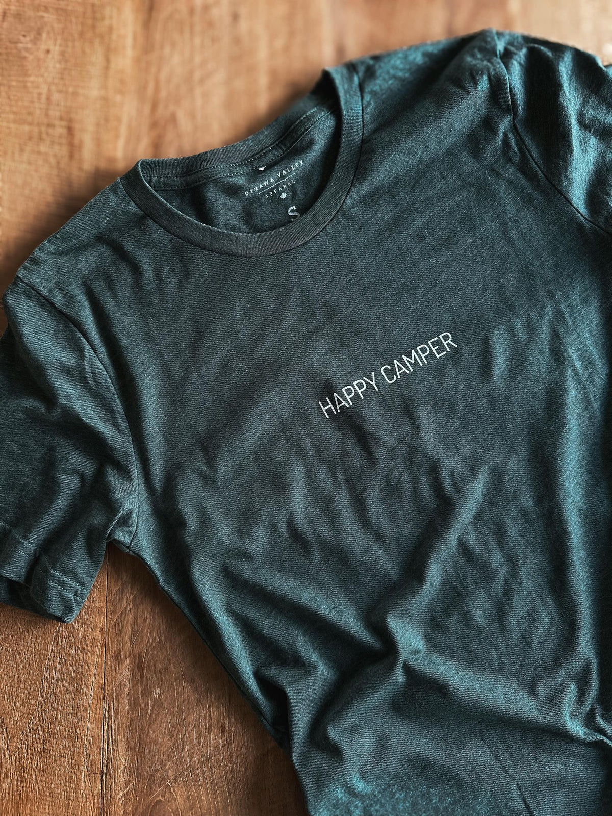 Happy Camper Simple Tee - Green