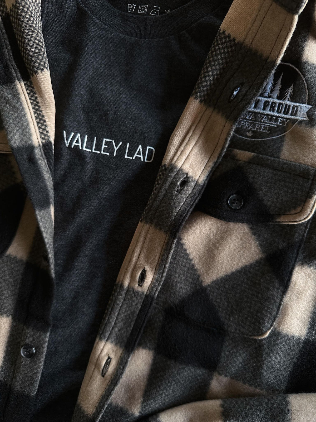 Valley Lad Simple Tee - Grey