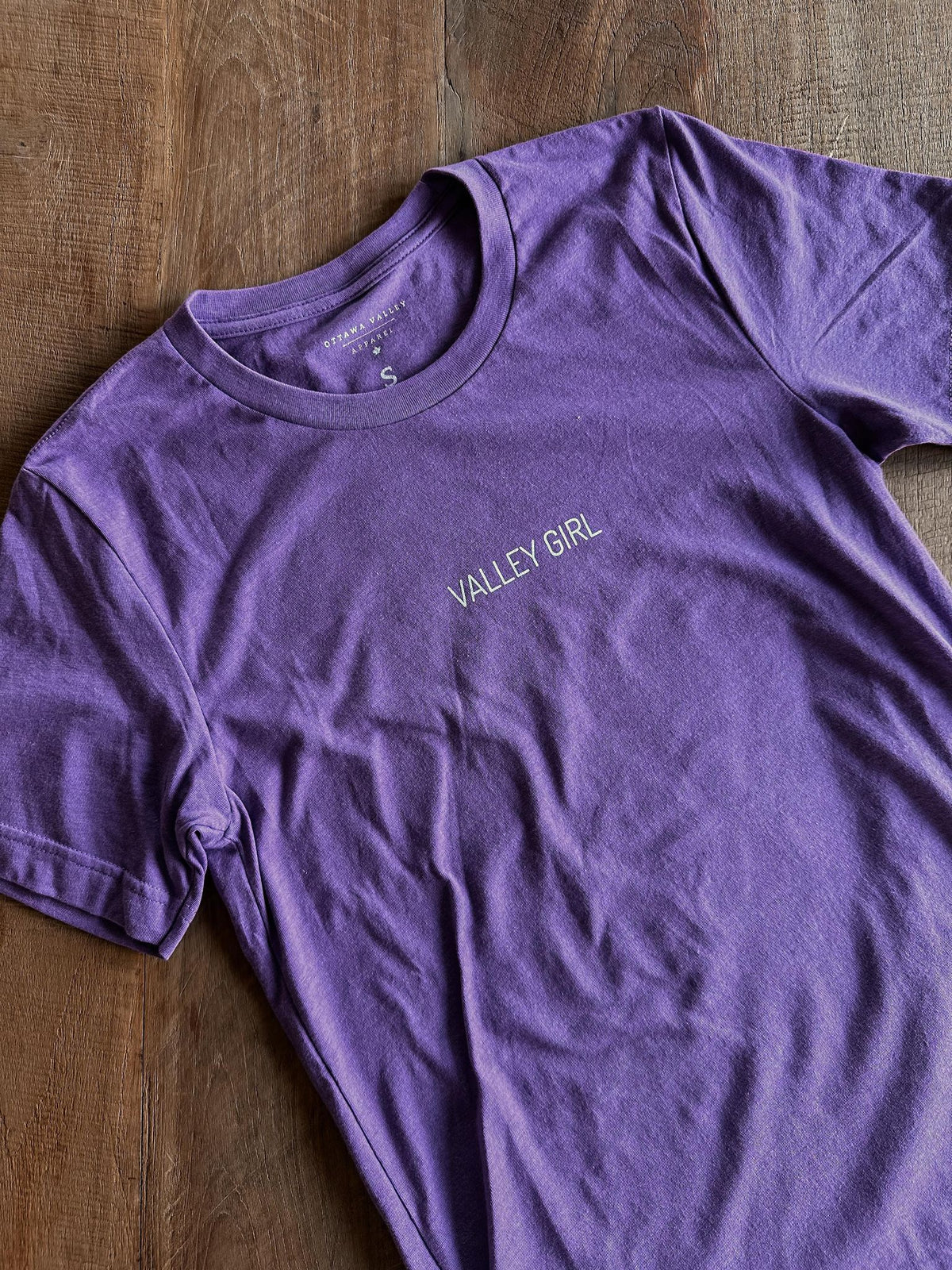 Valley Girl Simple Tee - Purple