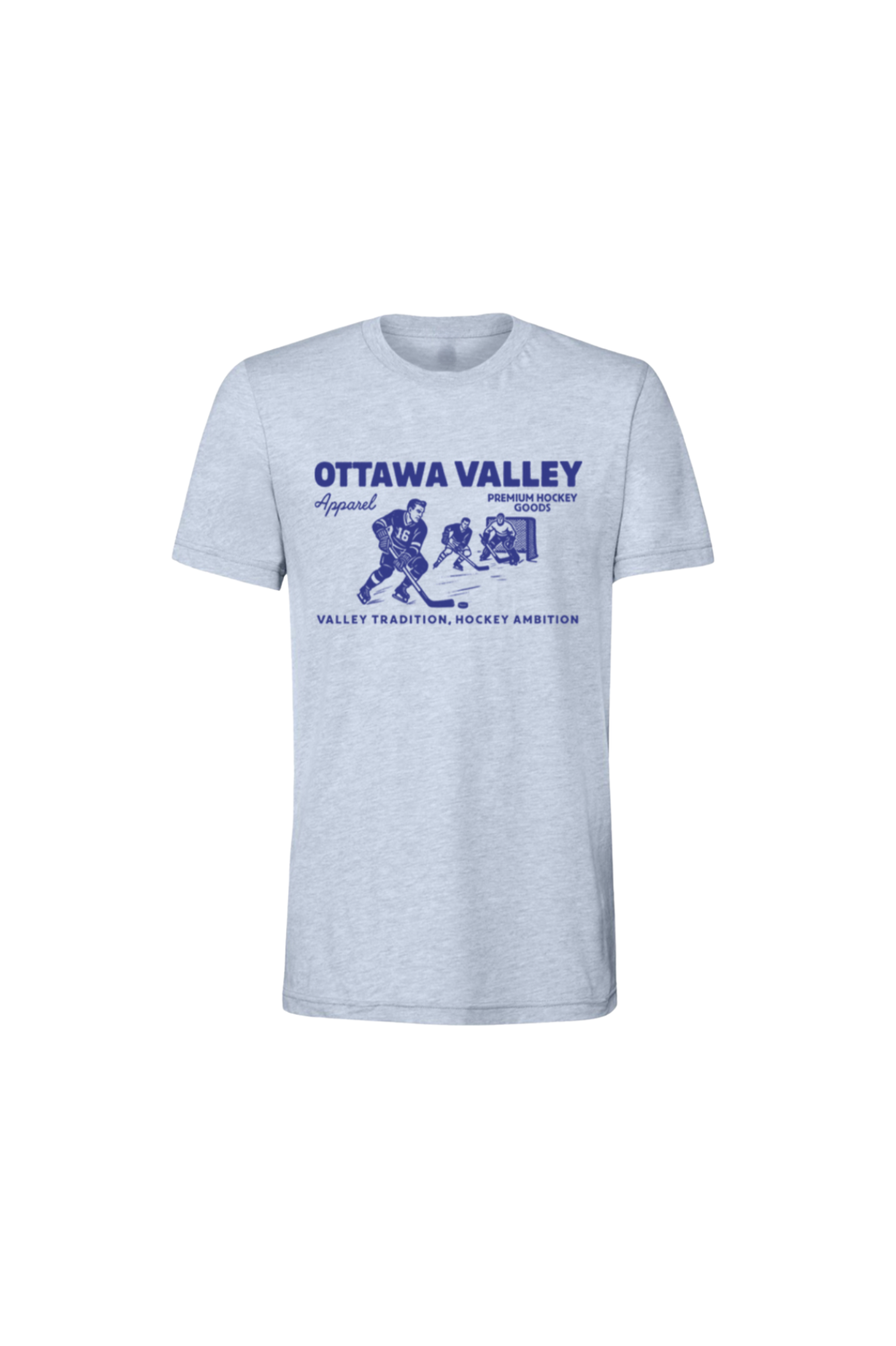Retro Valley Hockey Tee - Prism Blue