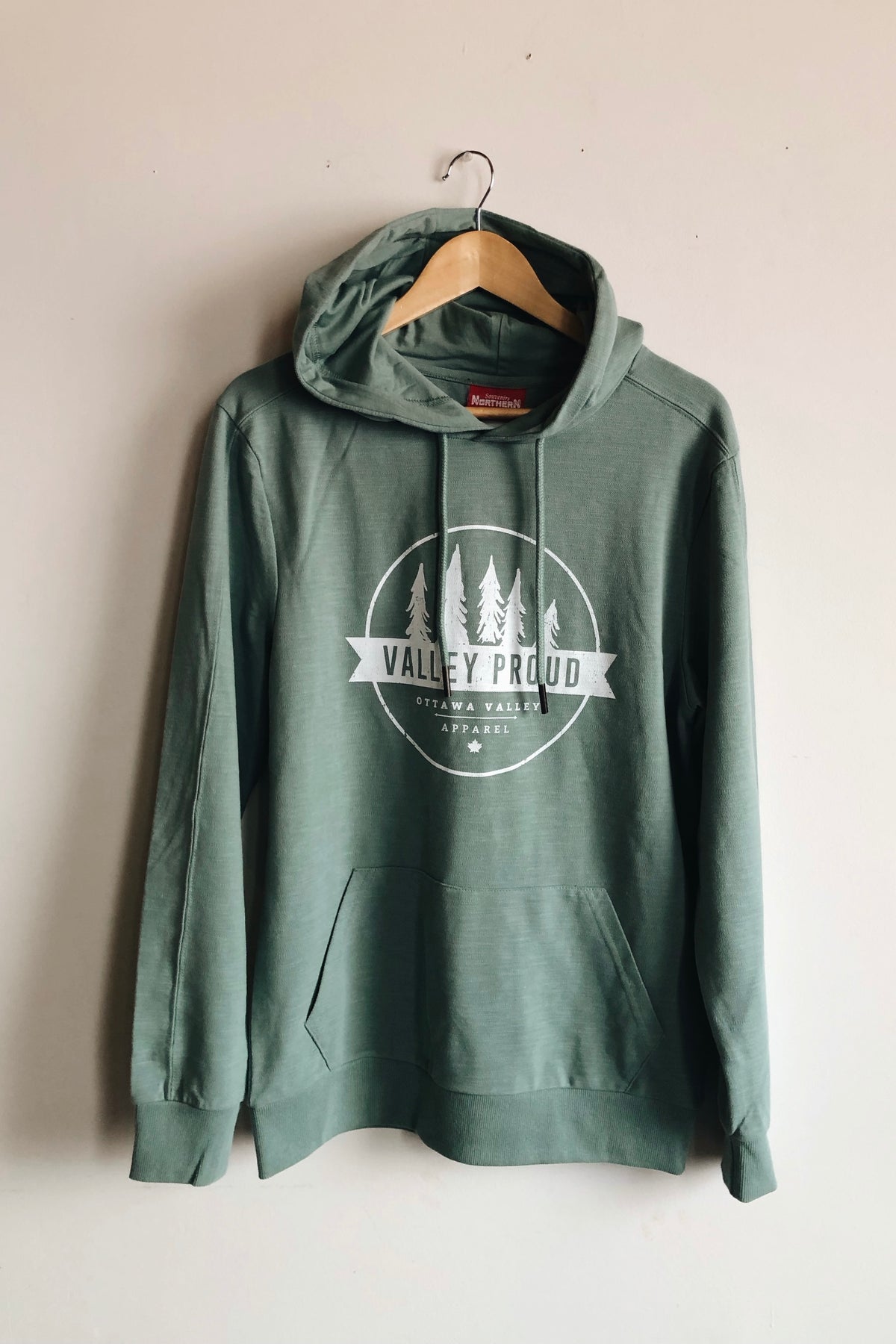 Valley Proud Light Weight Hoodie - Alpine Green