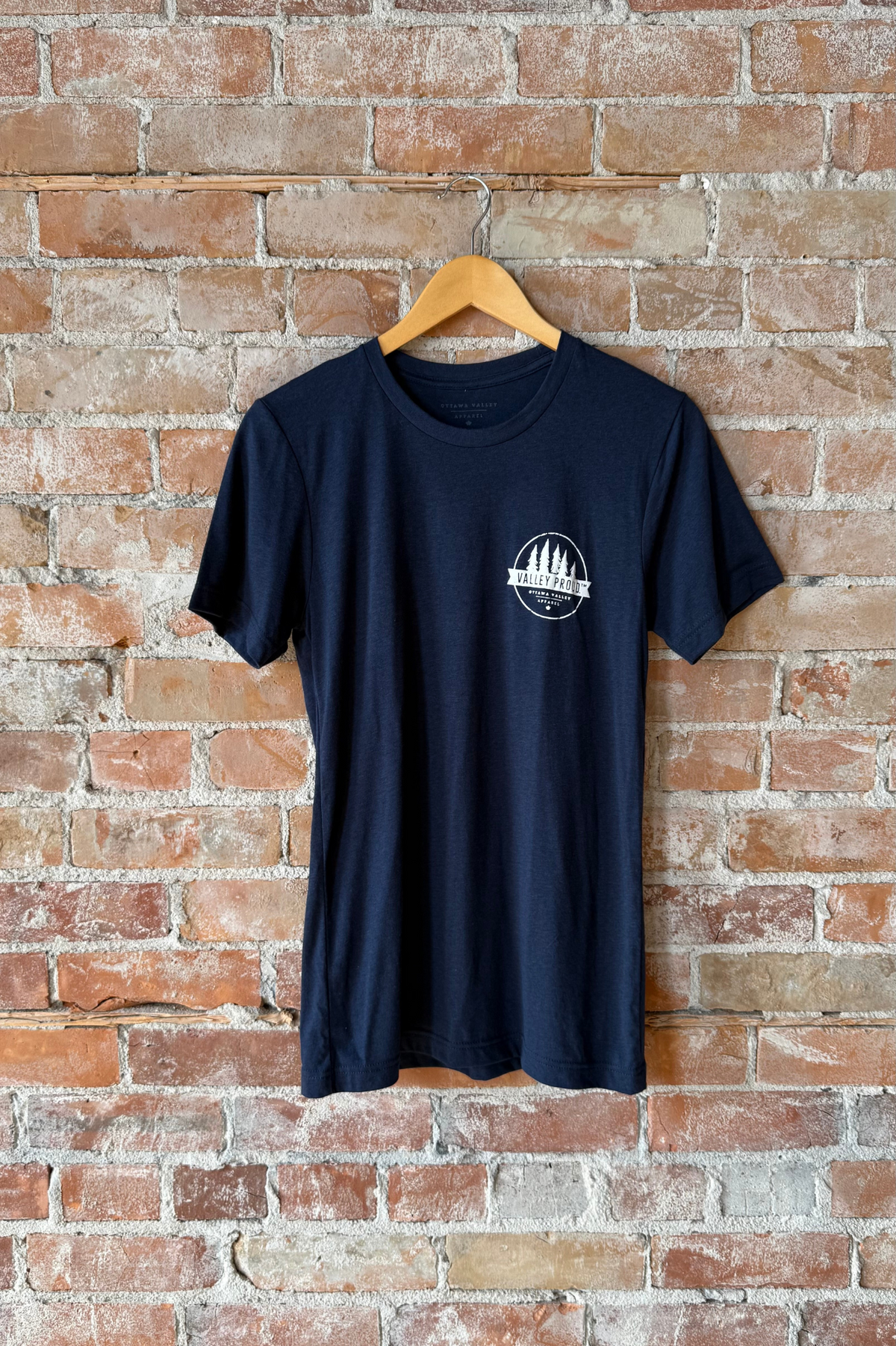 Valley Proud Mini Logo Tee - Navy