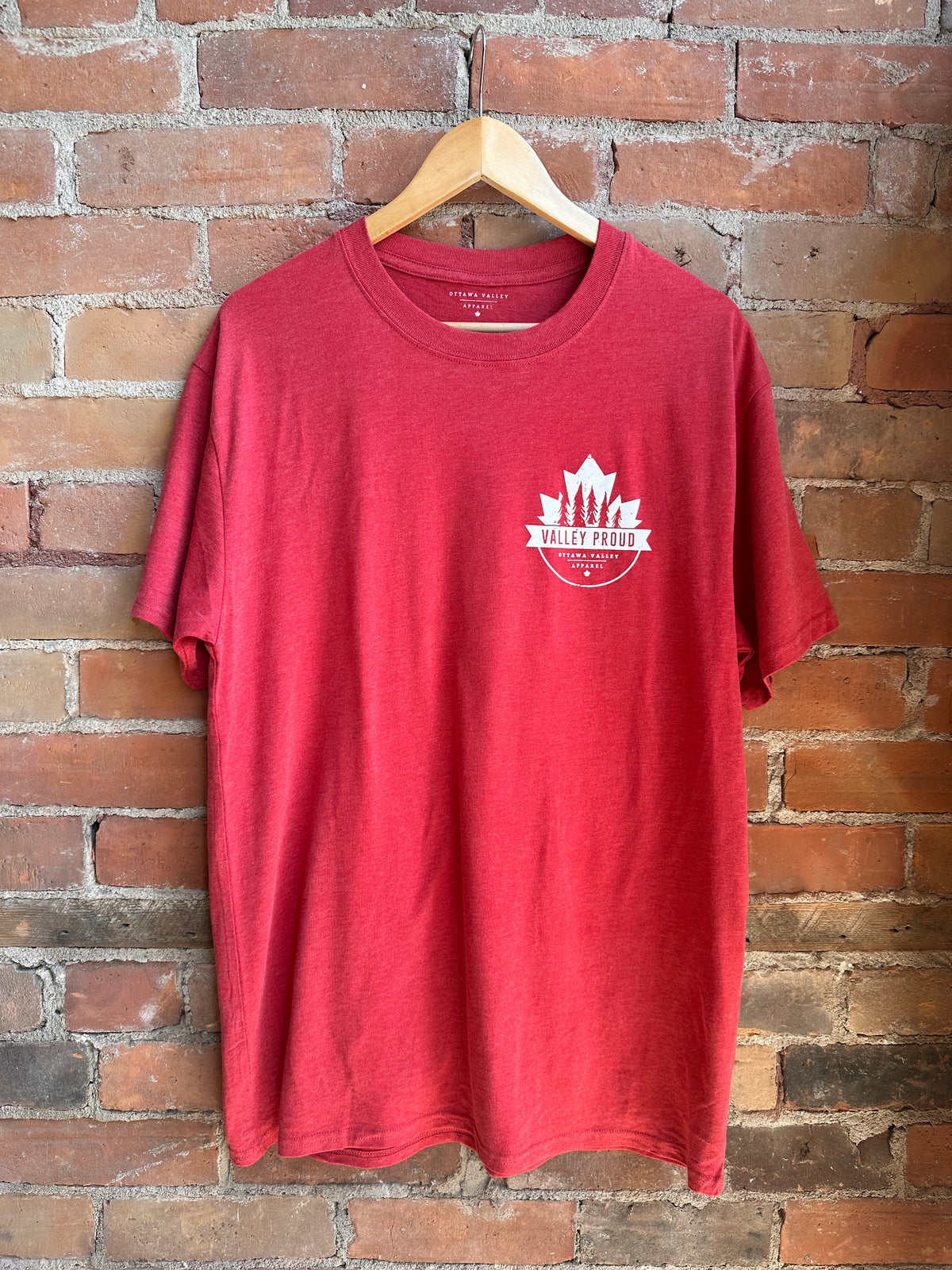Canadian Valley Proud Tee - Earth Red