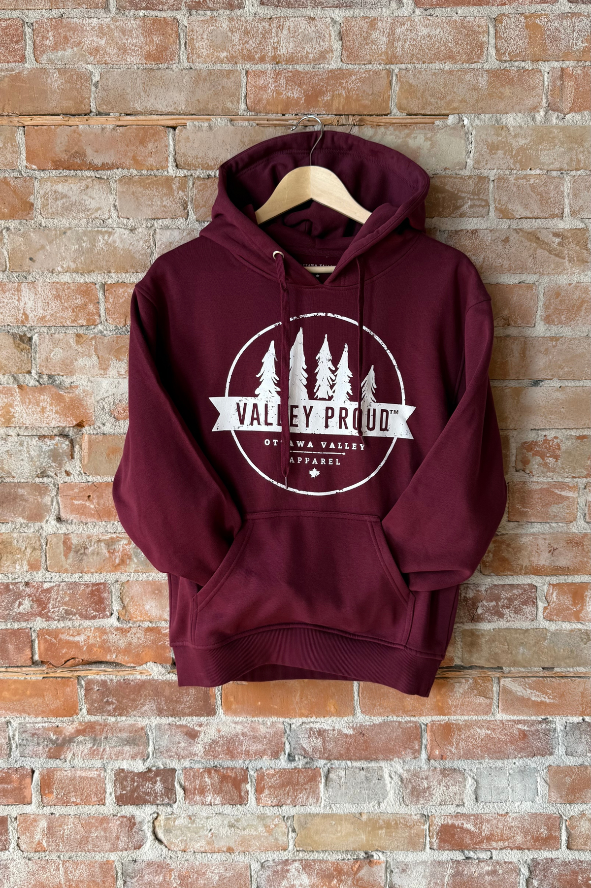 Valley Proud Hoodie - Maroon