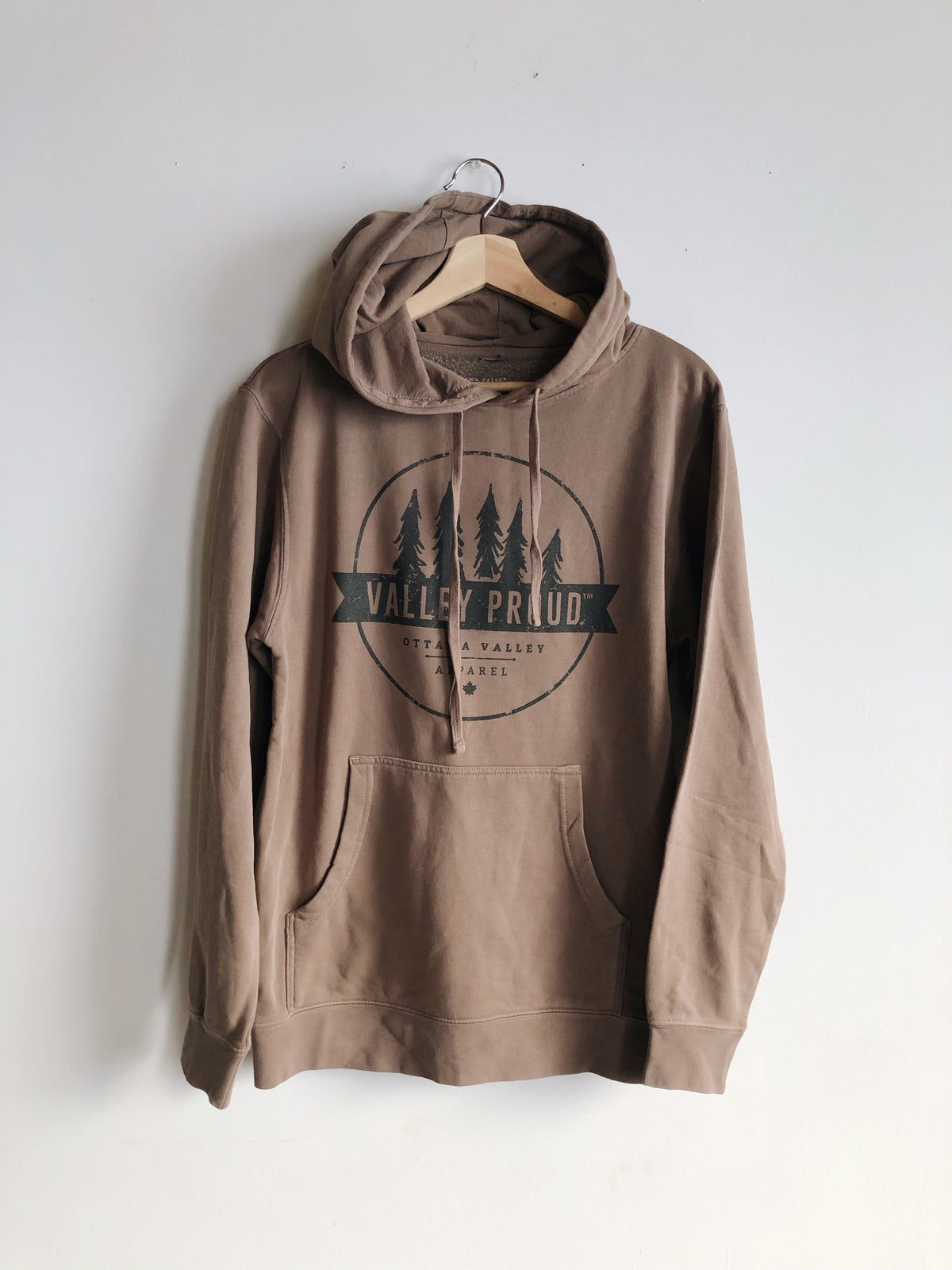 Valley Proud Two Tone Hoodie - Brown