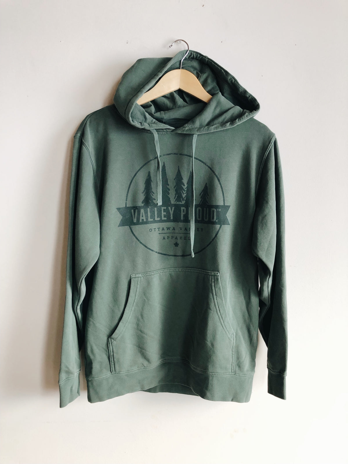 Valley Proud Two Tone Hoodie - Green