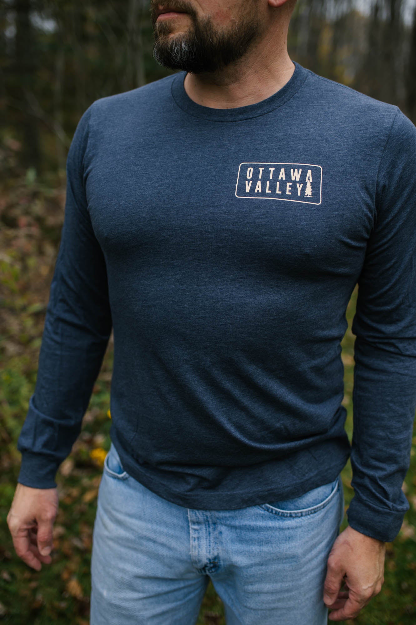 OVA Tree Long Sleeve - Navy