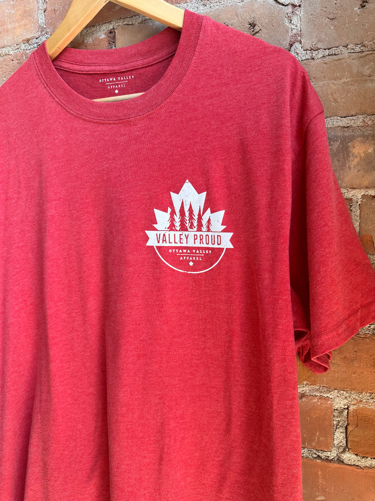 Canadian Valley Proud Tee - Earth Red