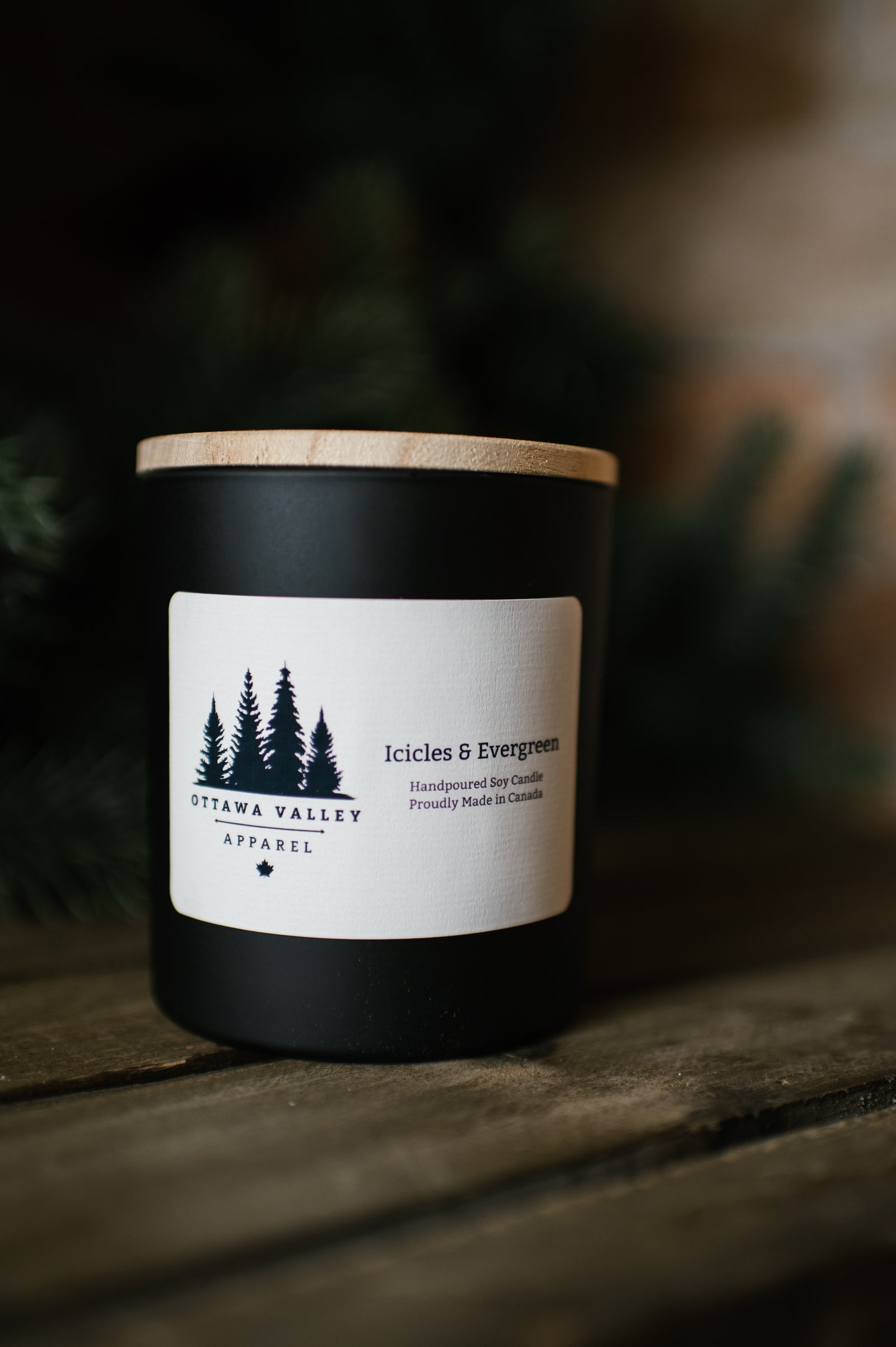 Soy Candle - Icicles + Evergreen