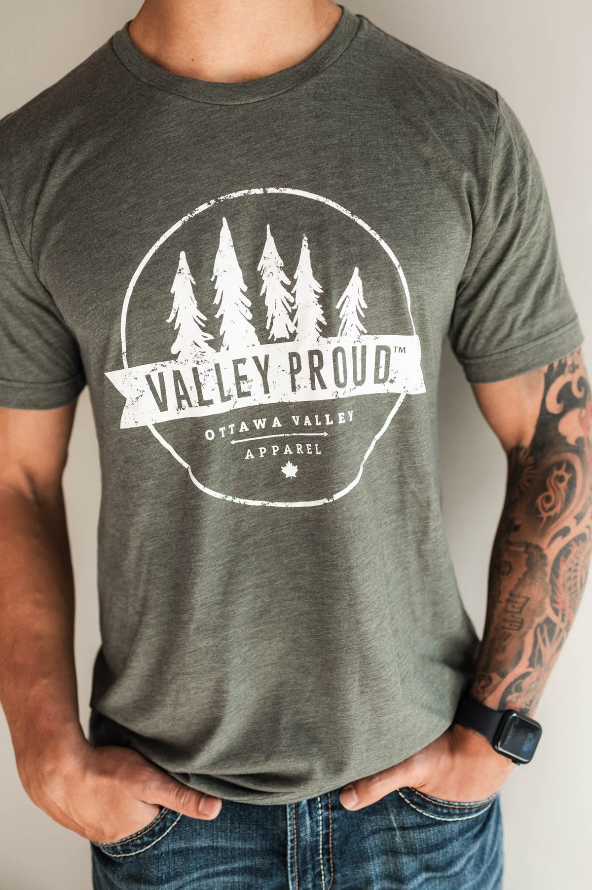 Valley Proud Tee - Military Green