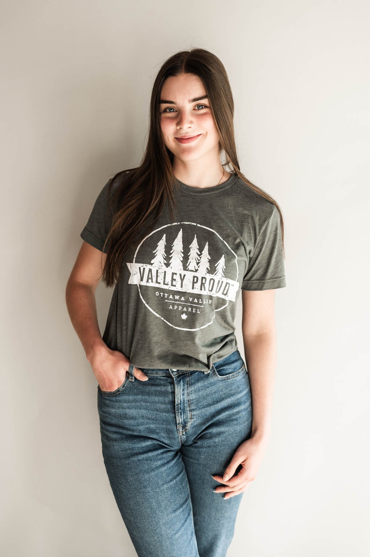 Valley Proud Tee - Military Green
