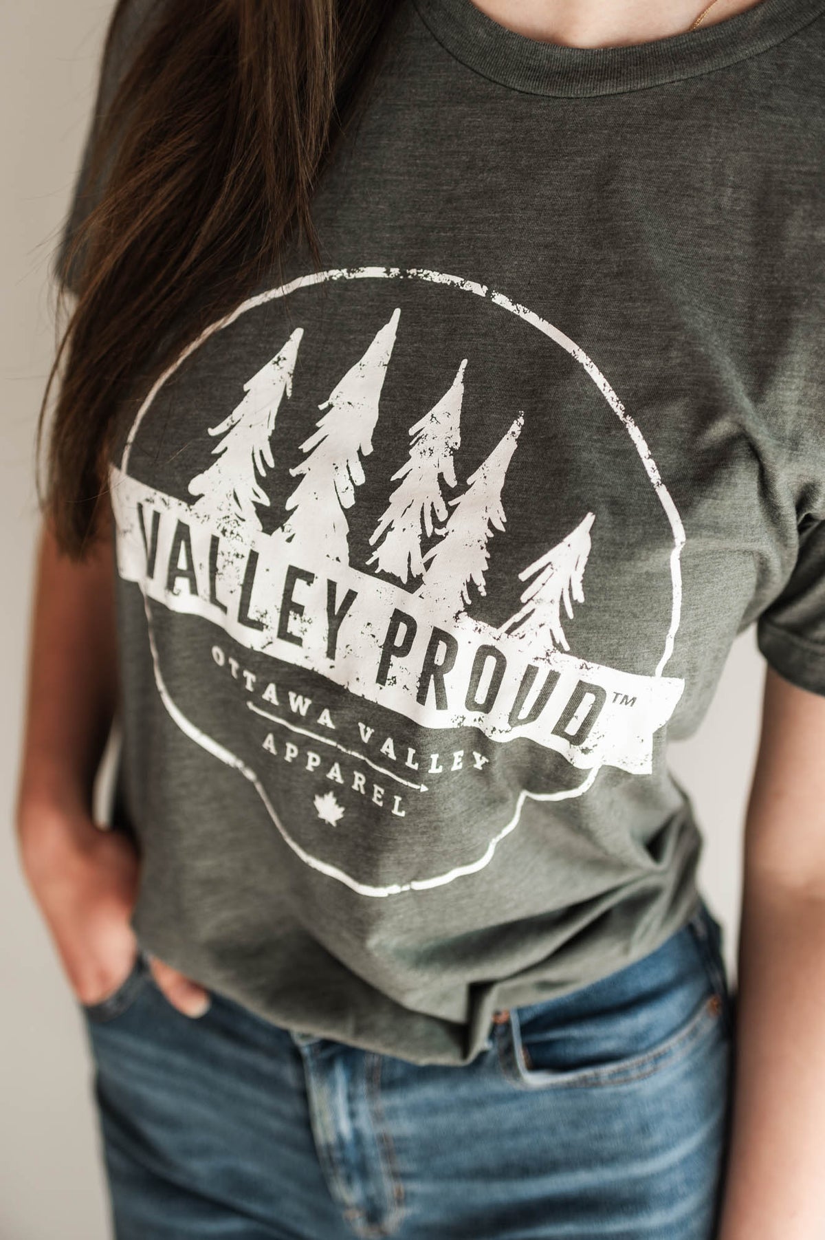 Valley Proud Tee - Military Green