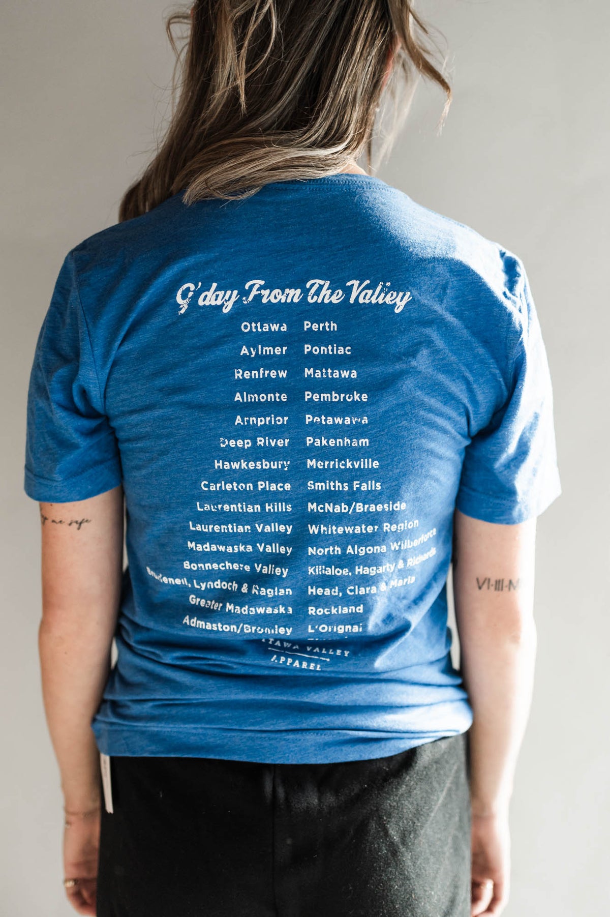 G’Day From the Valley Tee - Royal Blue