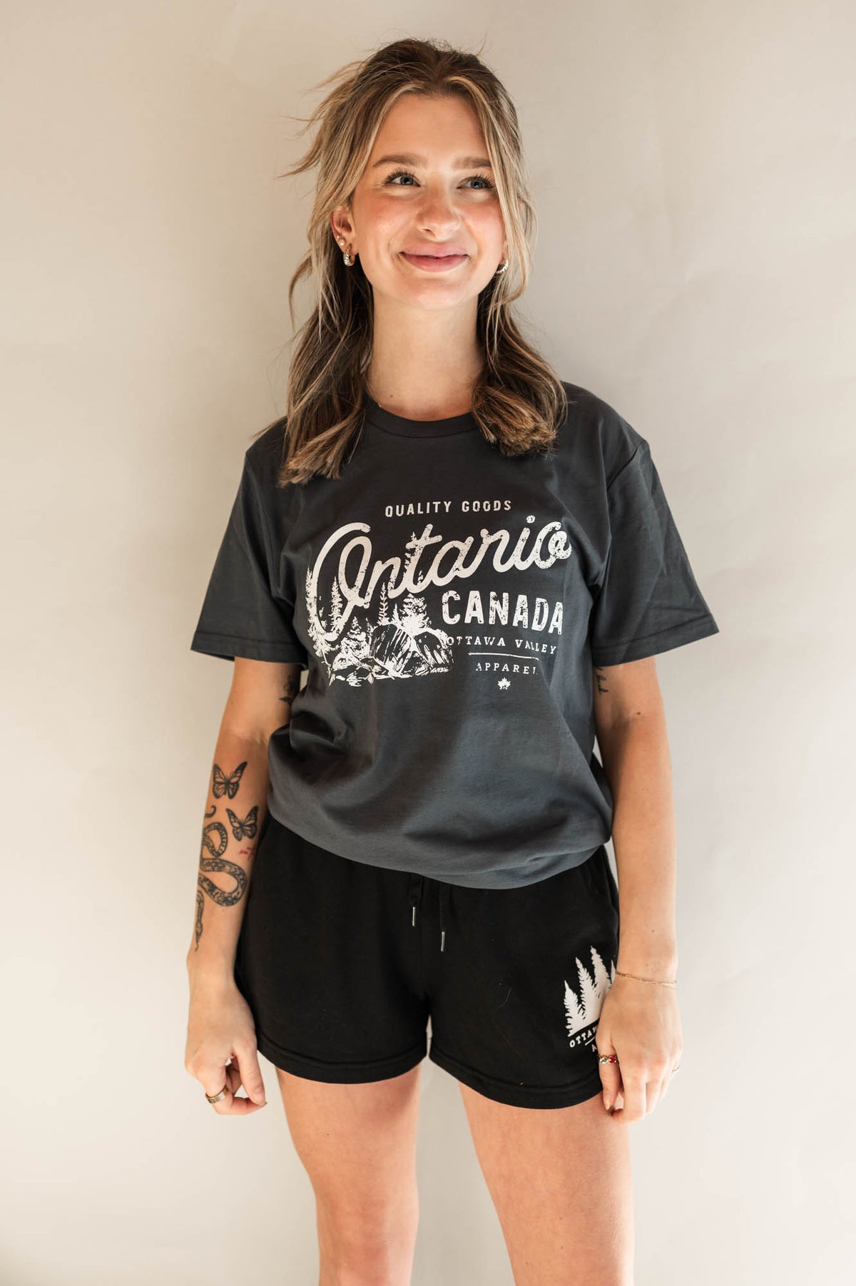 Ontario Tee - Petrol