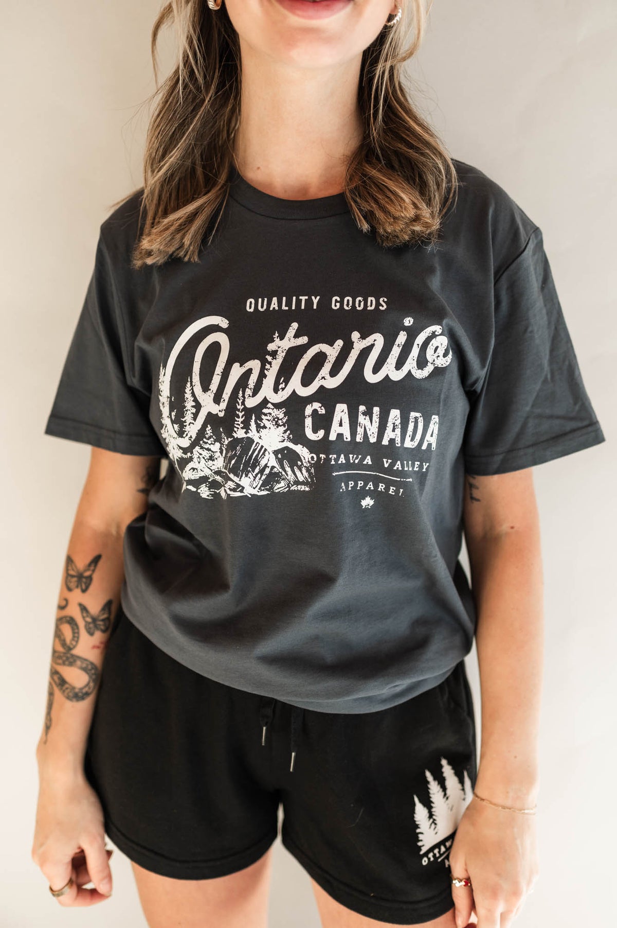 Ontario Tee - Petrol