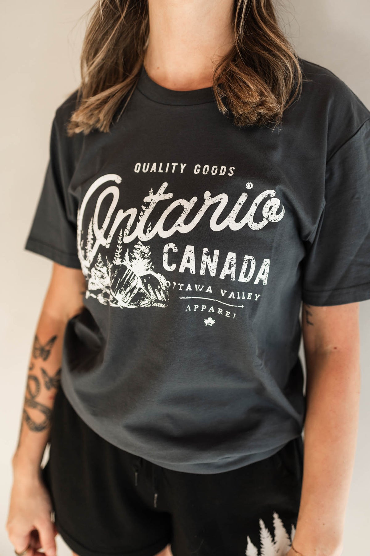 Ontario Tee - Petrol