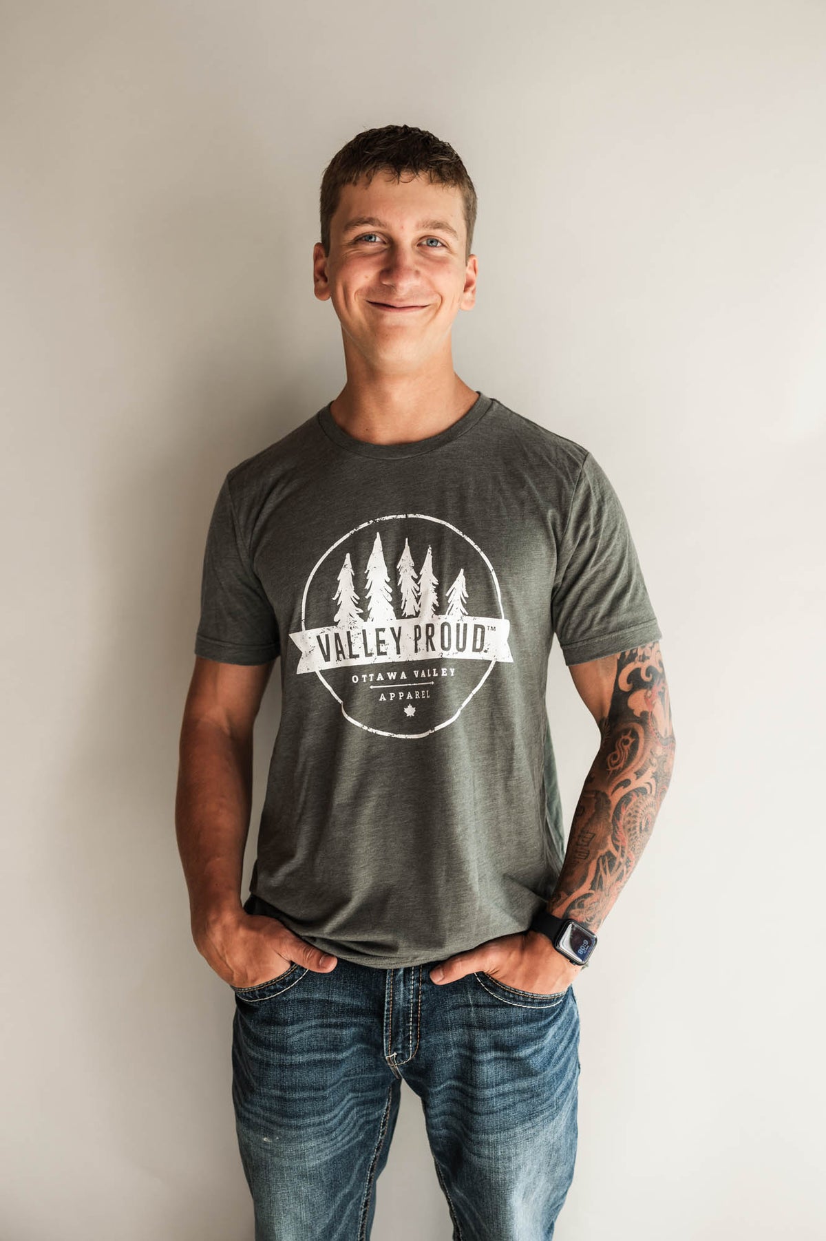 Valley Proud Tee - Military Green
