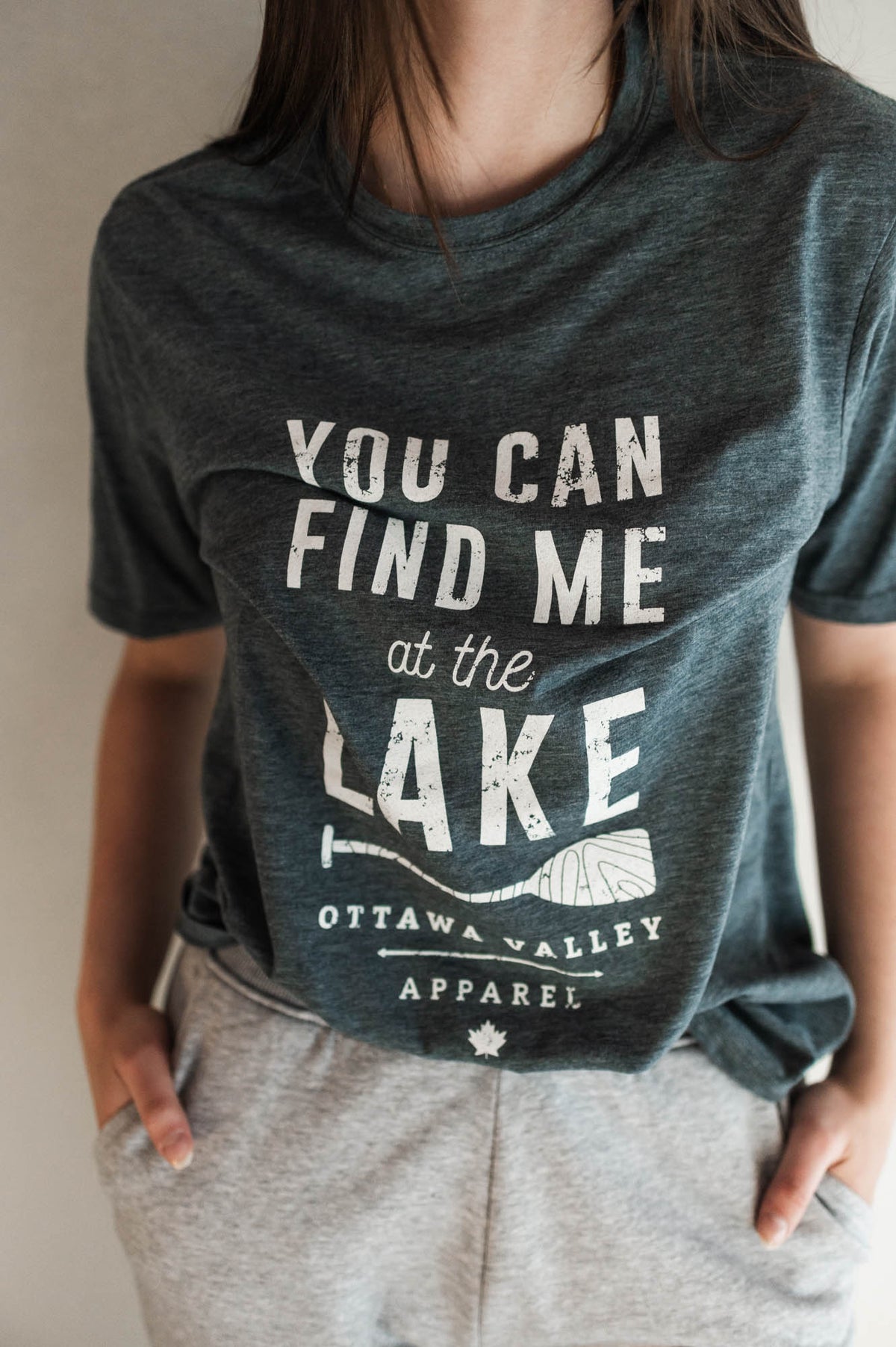Lake Tee - Heather Navy