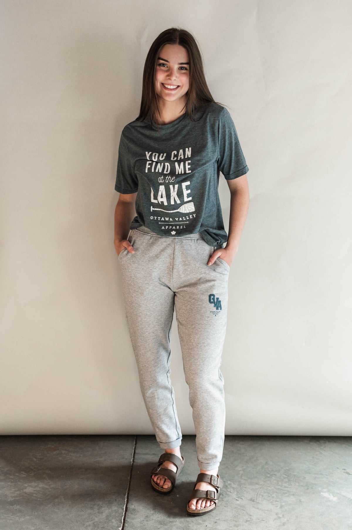 Lake Tee - Heather Navy