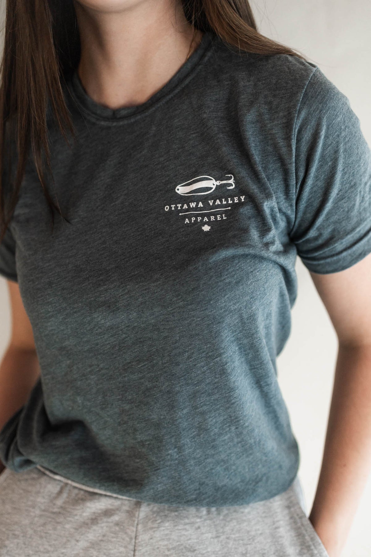 Keeping It Reel Tee - Heather Navy