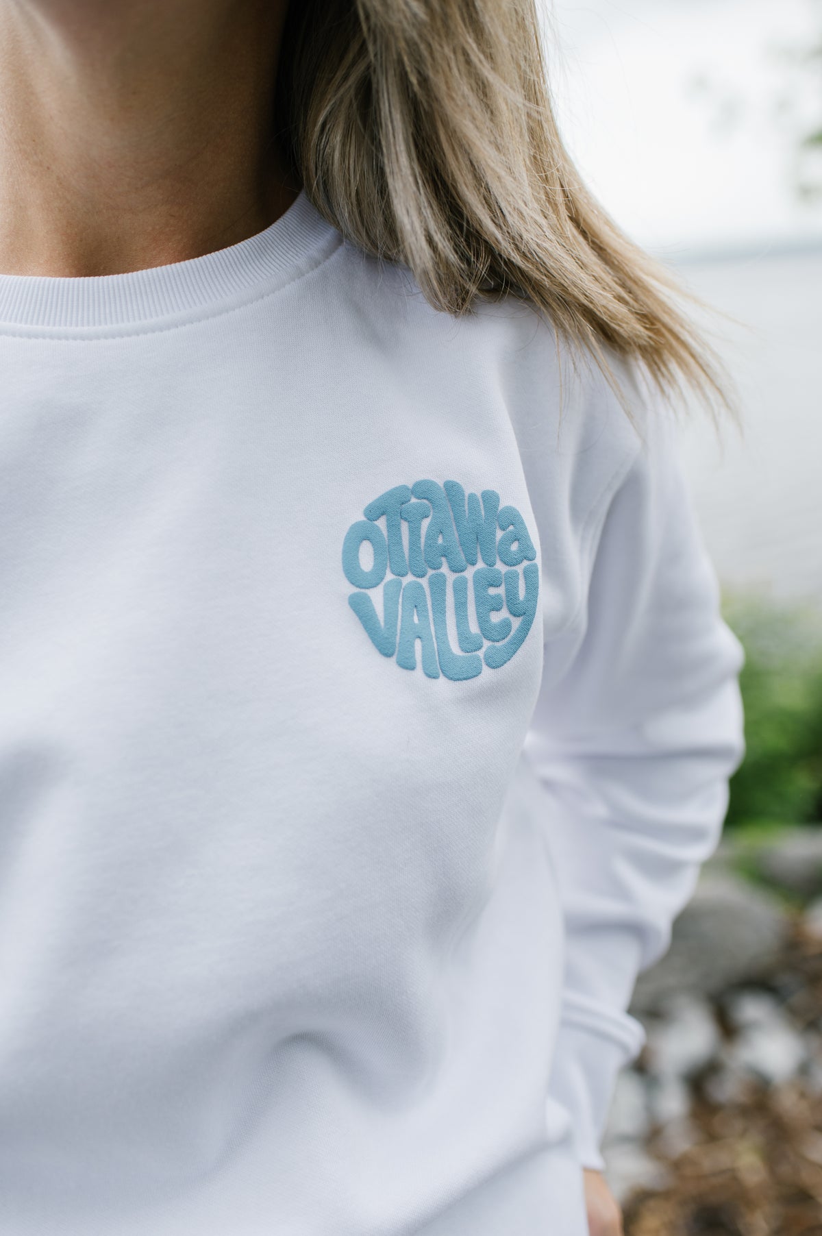 Ottawa Valley Beach Crew - White &amp; Blue