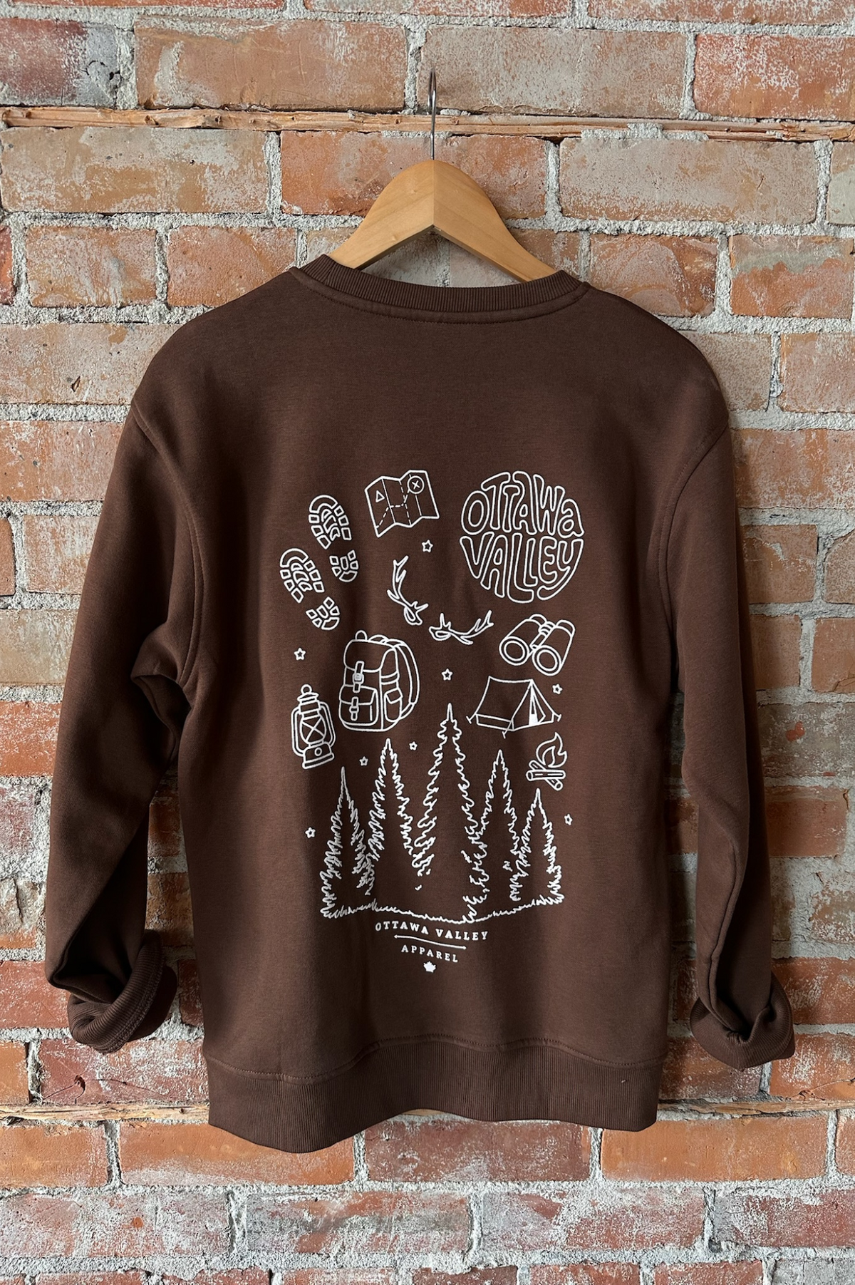 Ottawa Valley Hiking Crew - Cocoa &amp; White