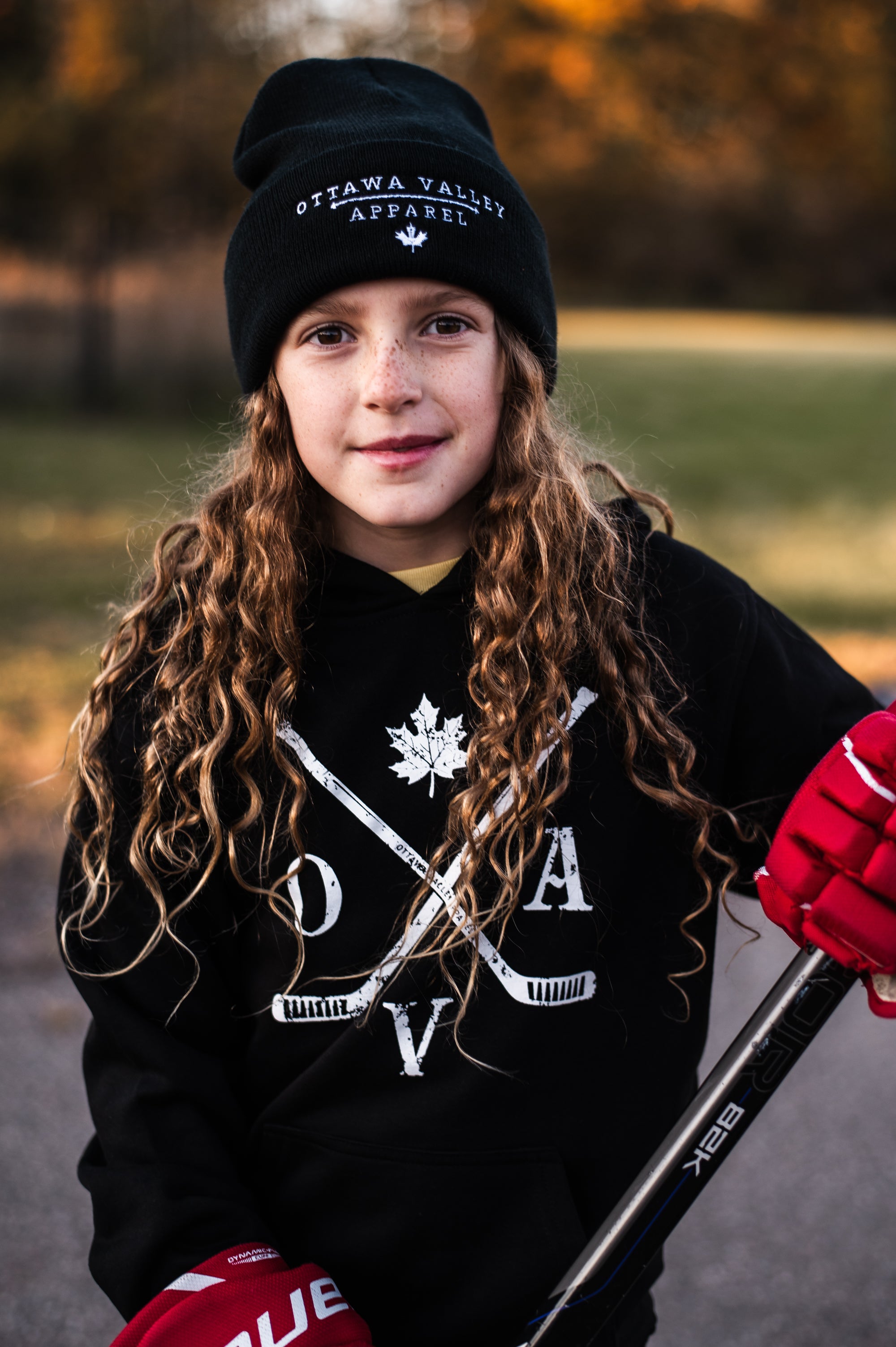 OVA Hockey Youth Hoodie - Black