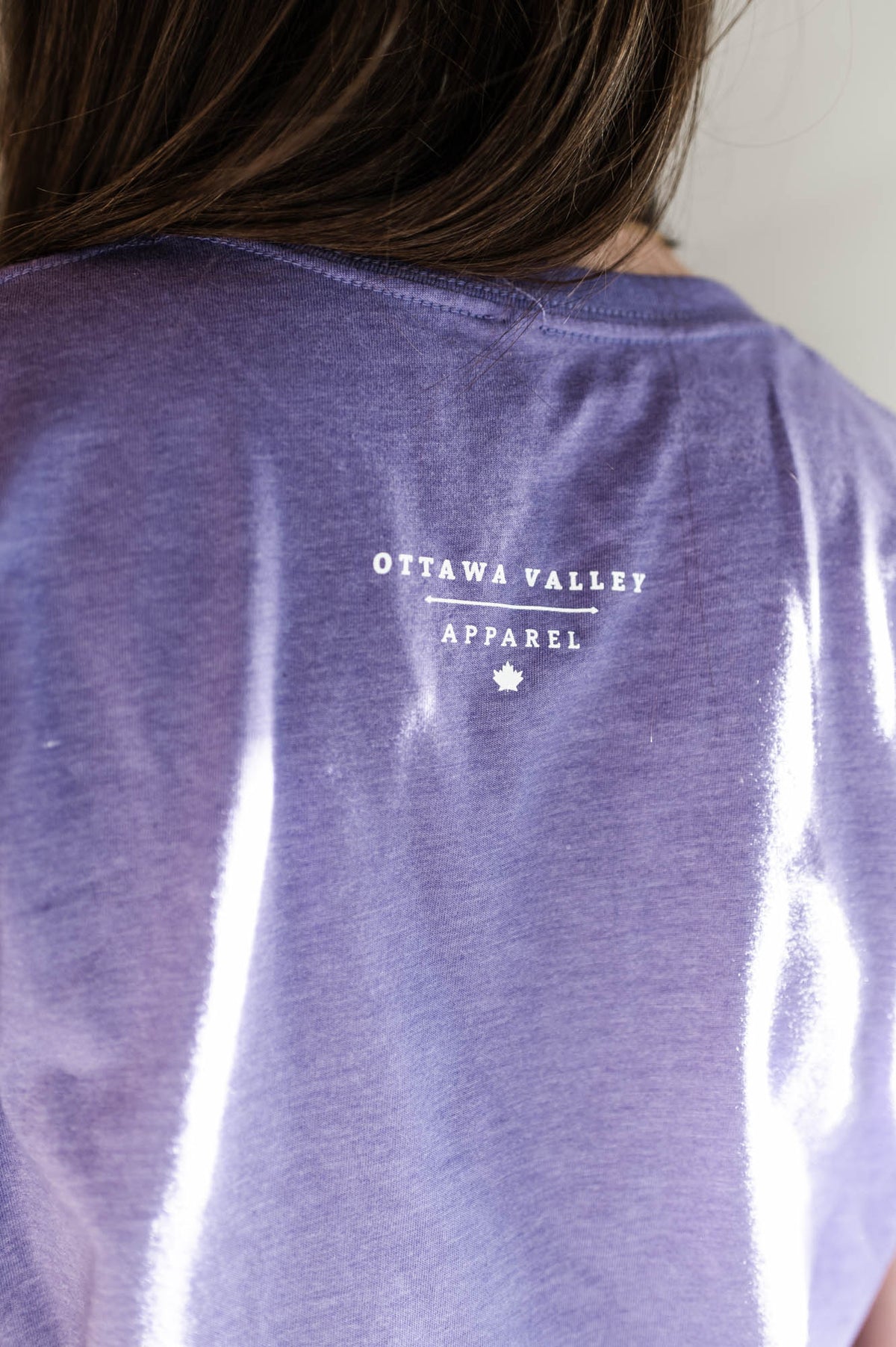 Valley Girl Simple Tee - Purple