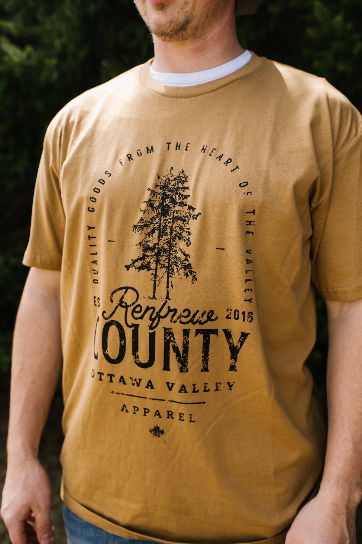 Renfrew County Tee - Camel