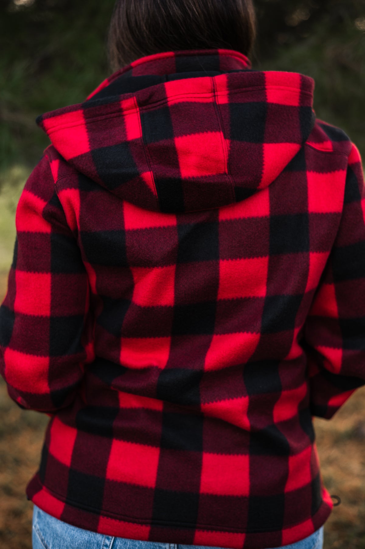 Men&#39;s Plaid Jacket - Red &amp; Black