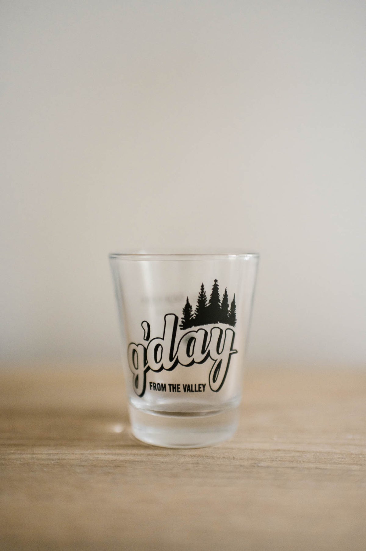 G&#39;Day Shot Glass