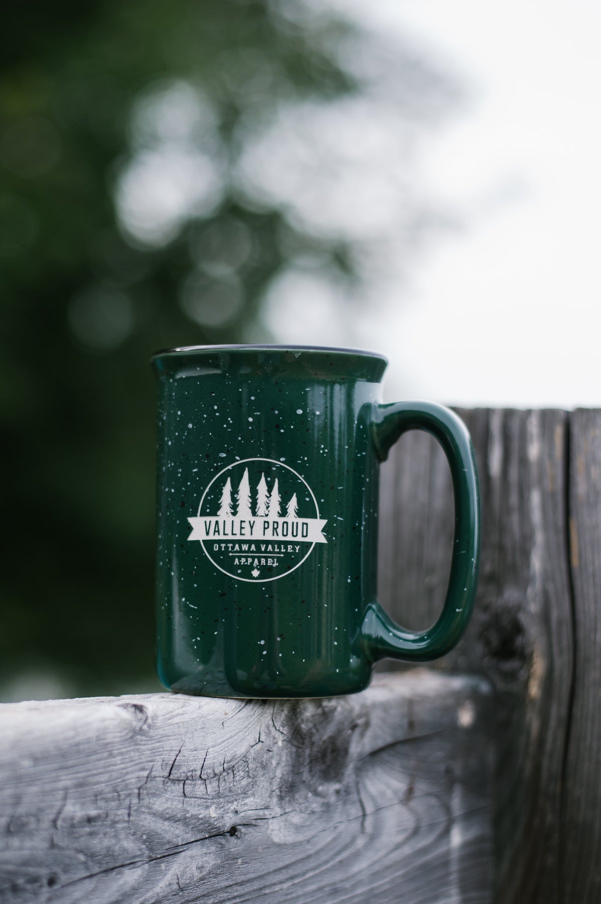 Valley Proud Etched Mug - Forest Green