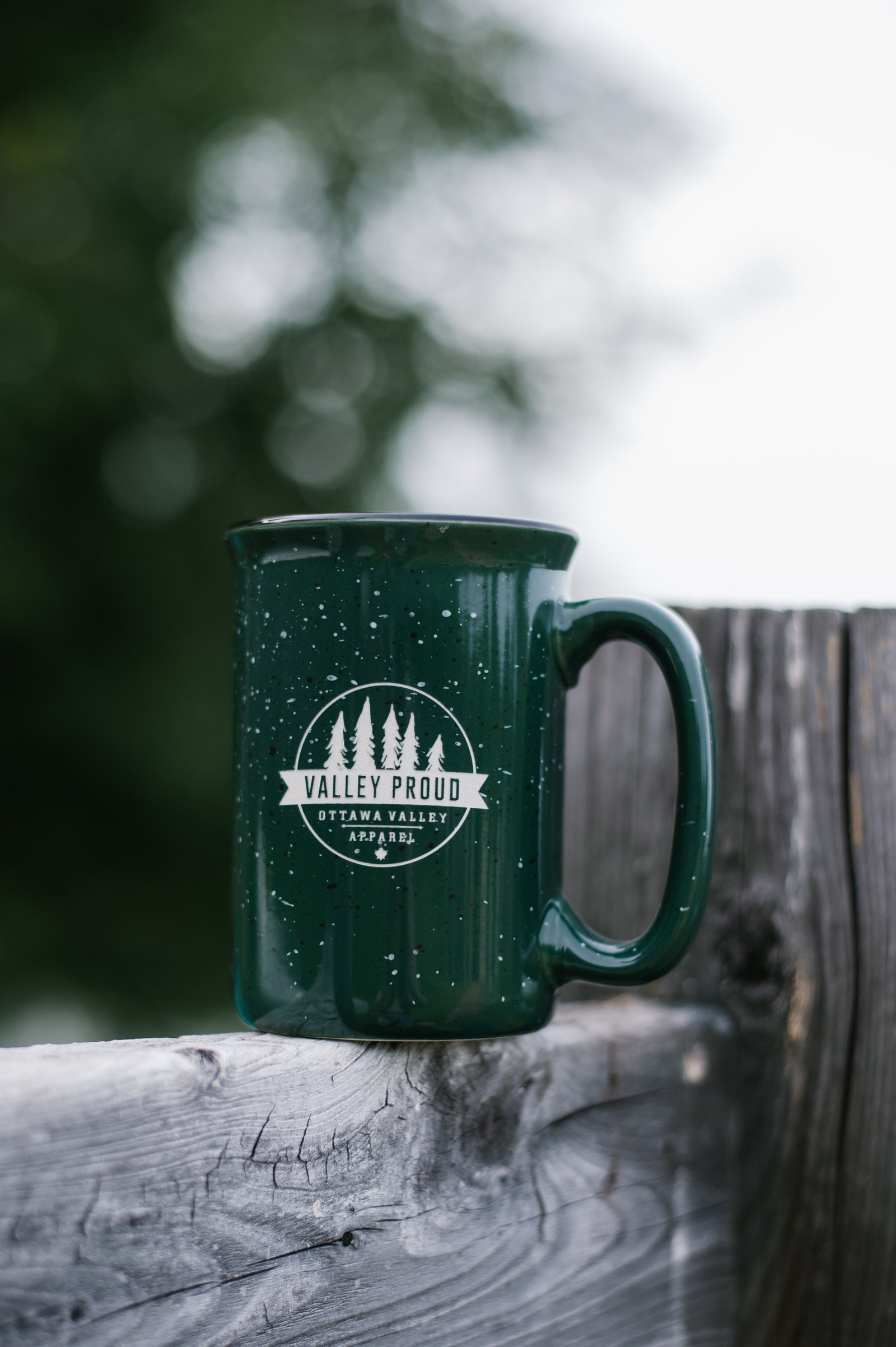 Valley Proud Etched Mug - Forest Green