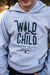 Youth Wild Child Hoodie - Grey/Green