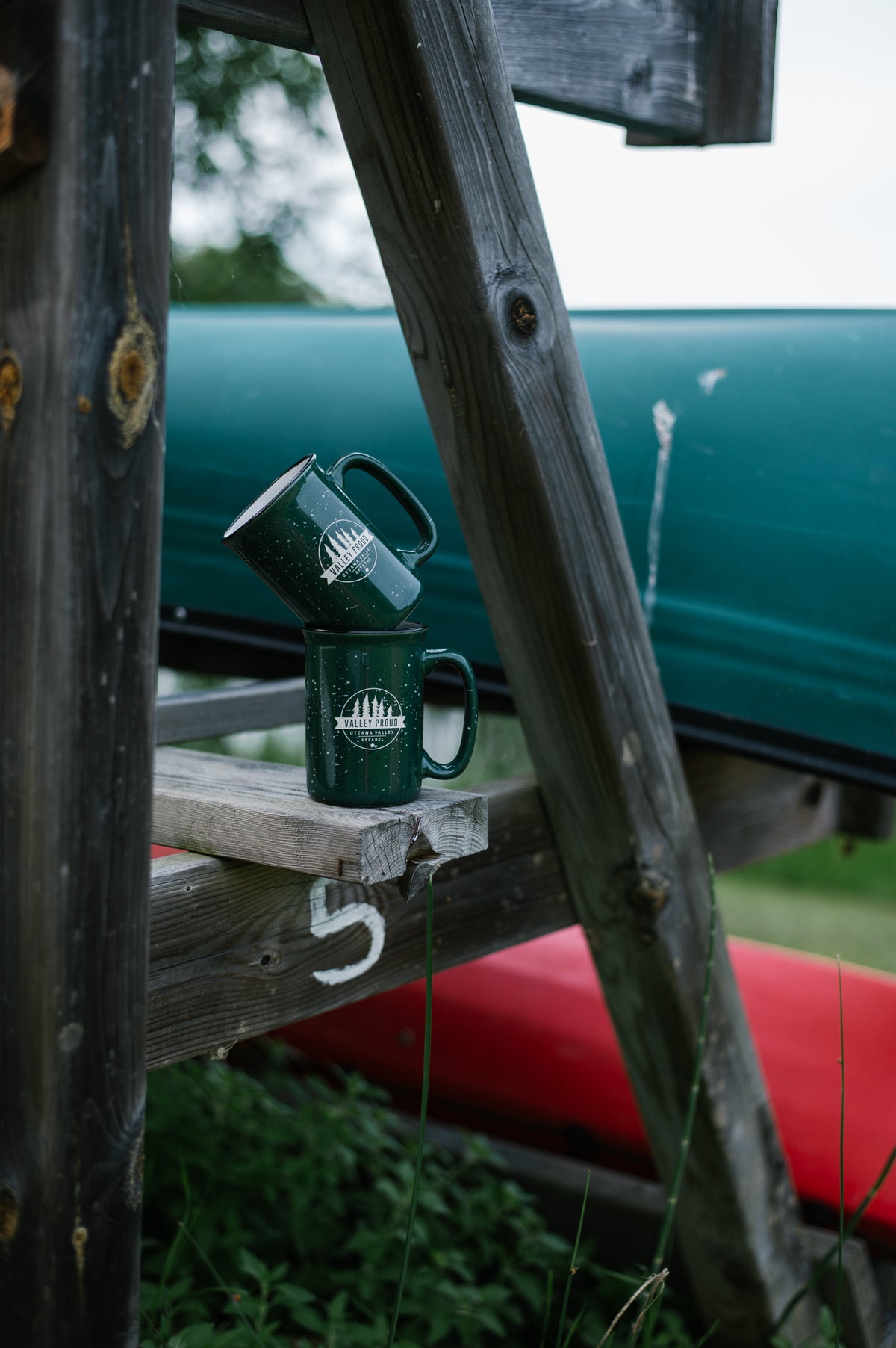 Valley Proud Etched Mug - Forest Green