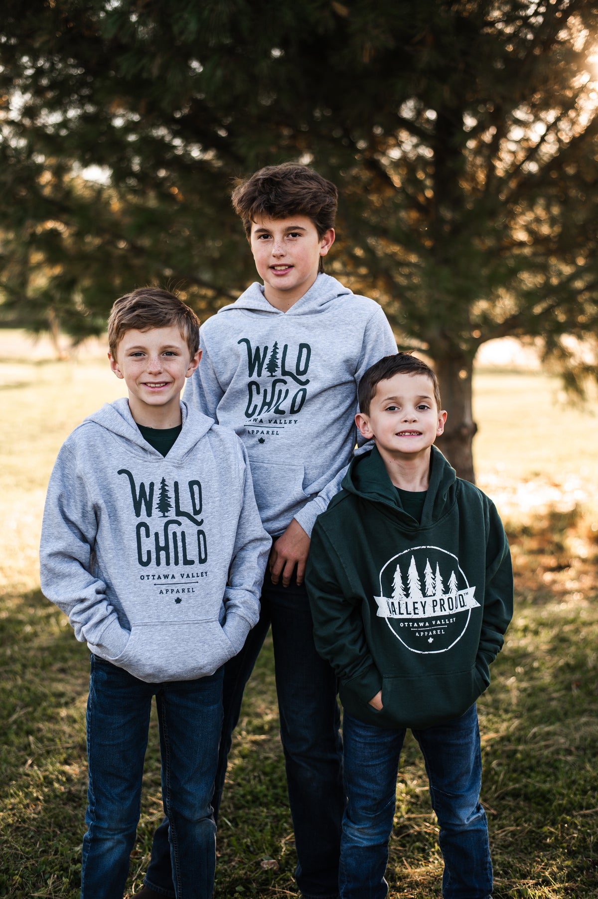 Youth Valley Proud Hoodie - Forest Green