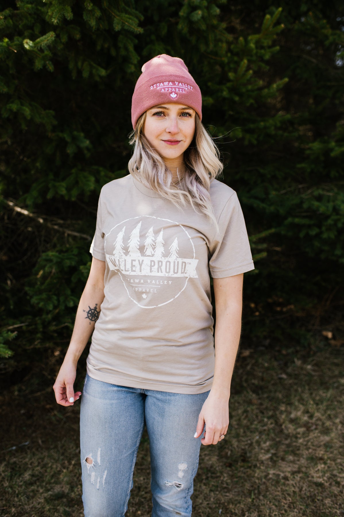 Valley Proud Tee - Tan