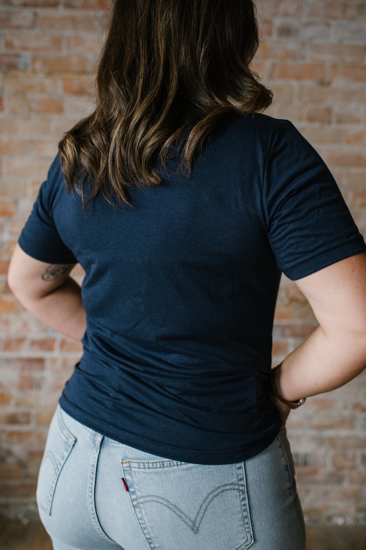 Valley Proud Mini Logo Tee - Navy