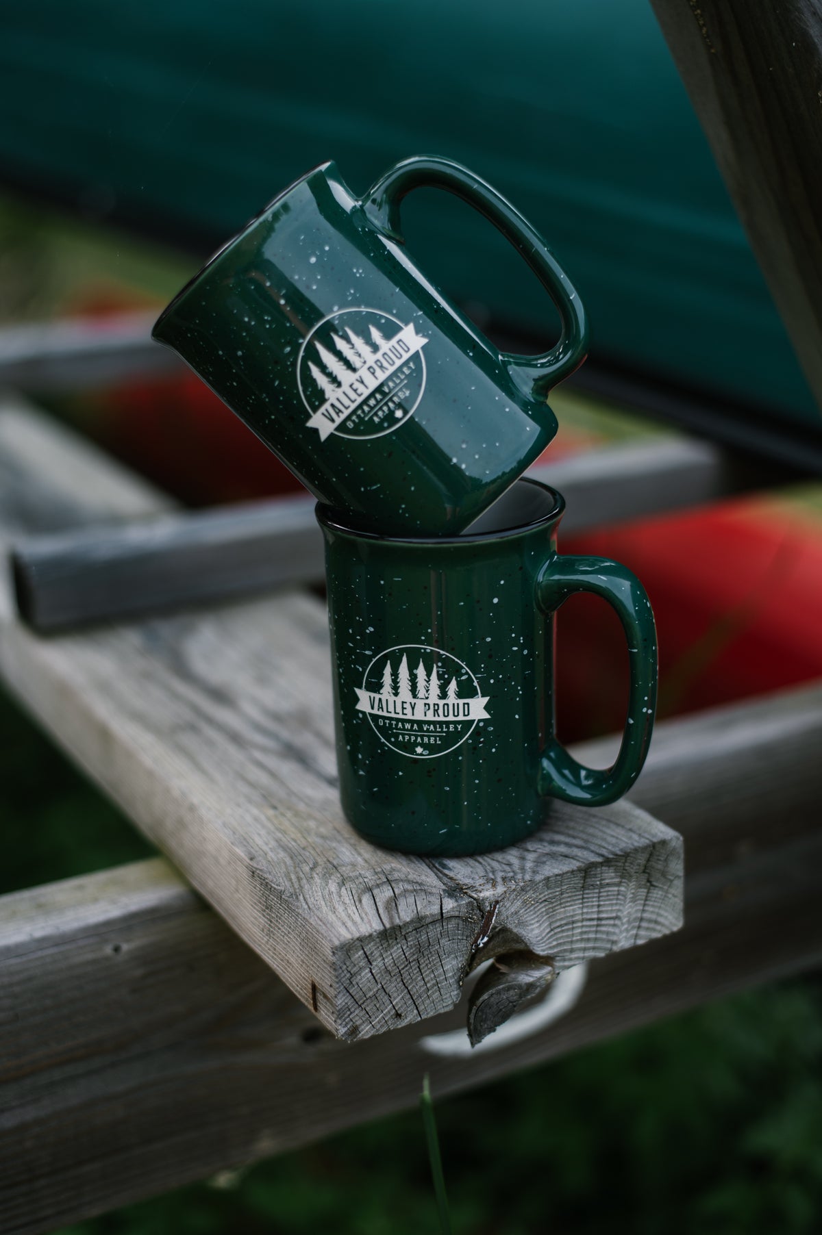 Valley Proud Etched Mug - Forest Green