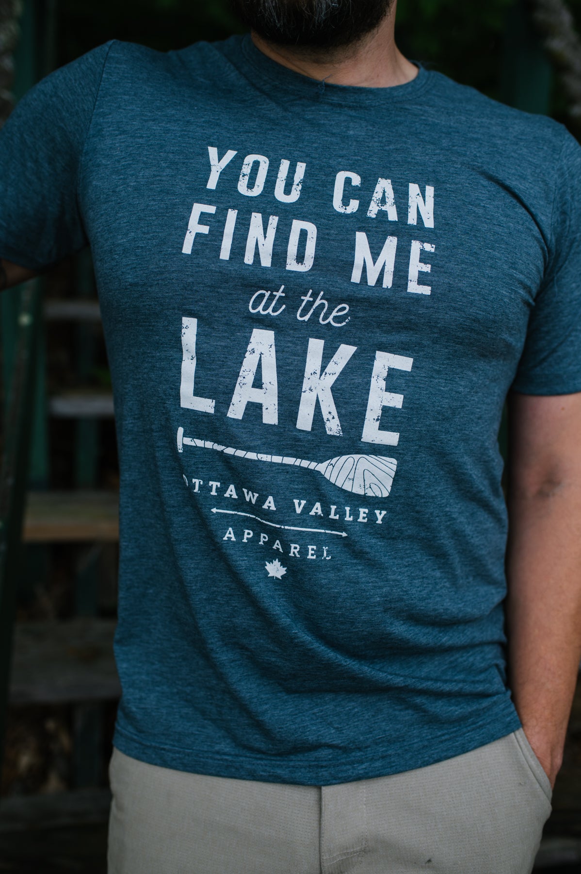 Lake Tee - Heather Navy