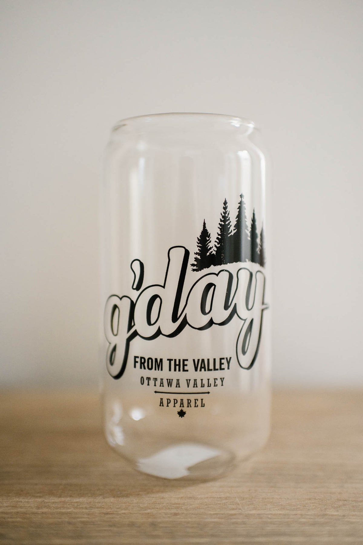 G&#39;Day Beer Can Glass