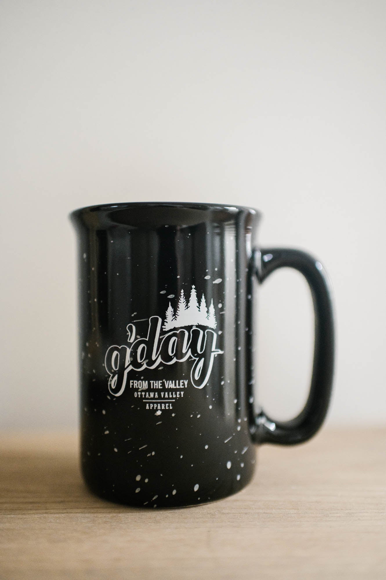 G'Day Tall Ceramic Mug - Black