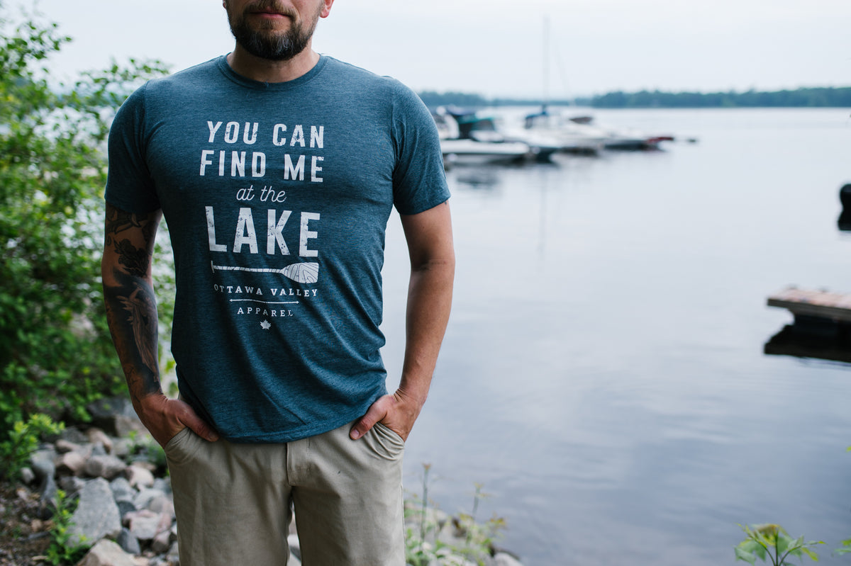 Lake Tee - Heather Navy