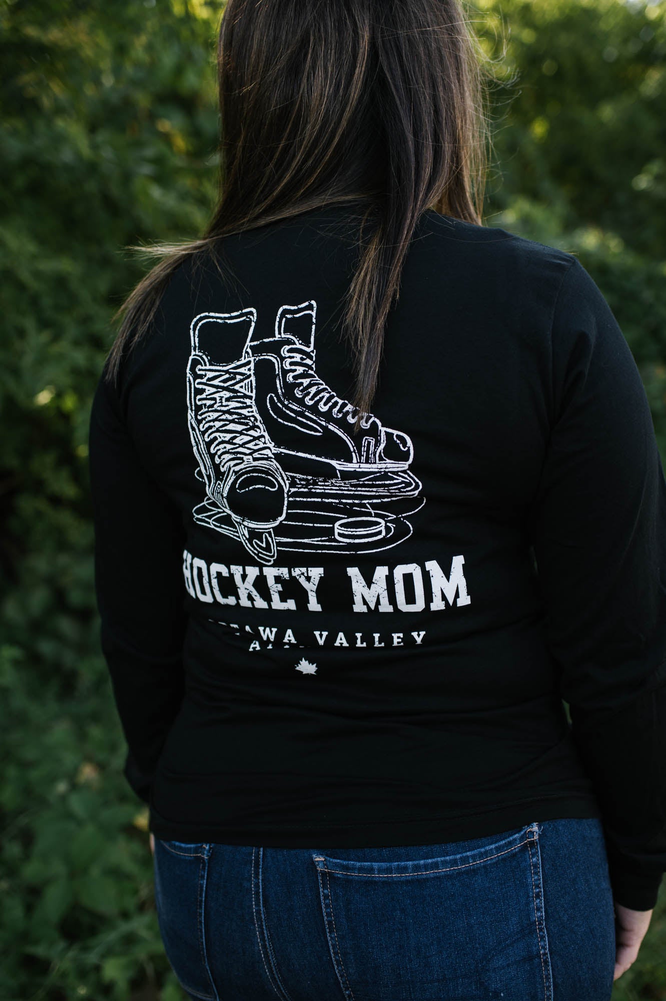 Hockey Mom Long Sleeve - Black