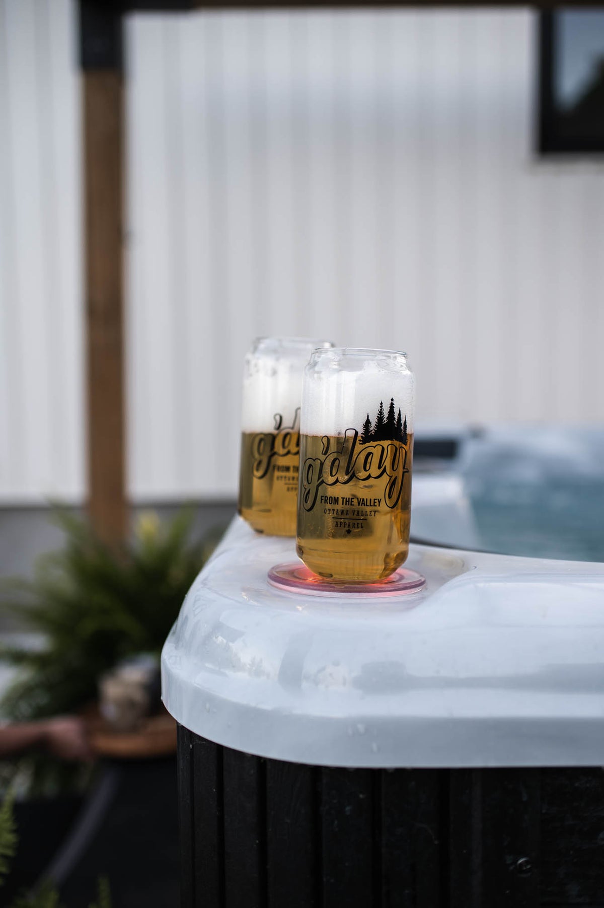 G&#39;Day Beer Can Glass