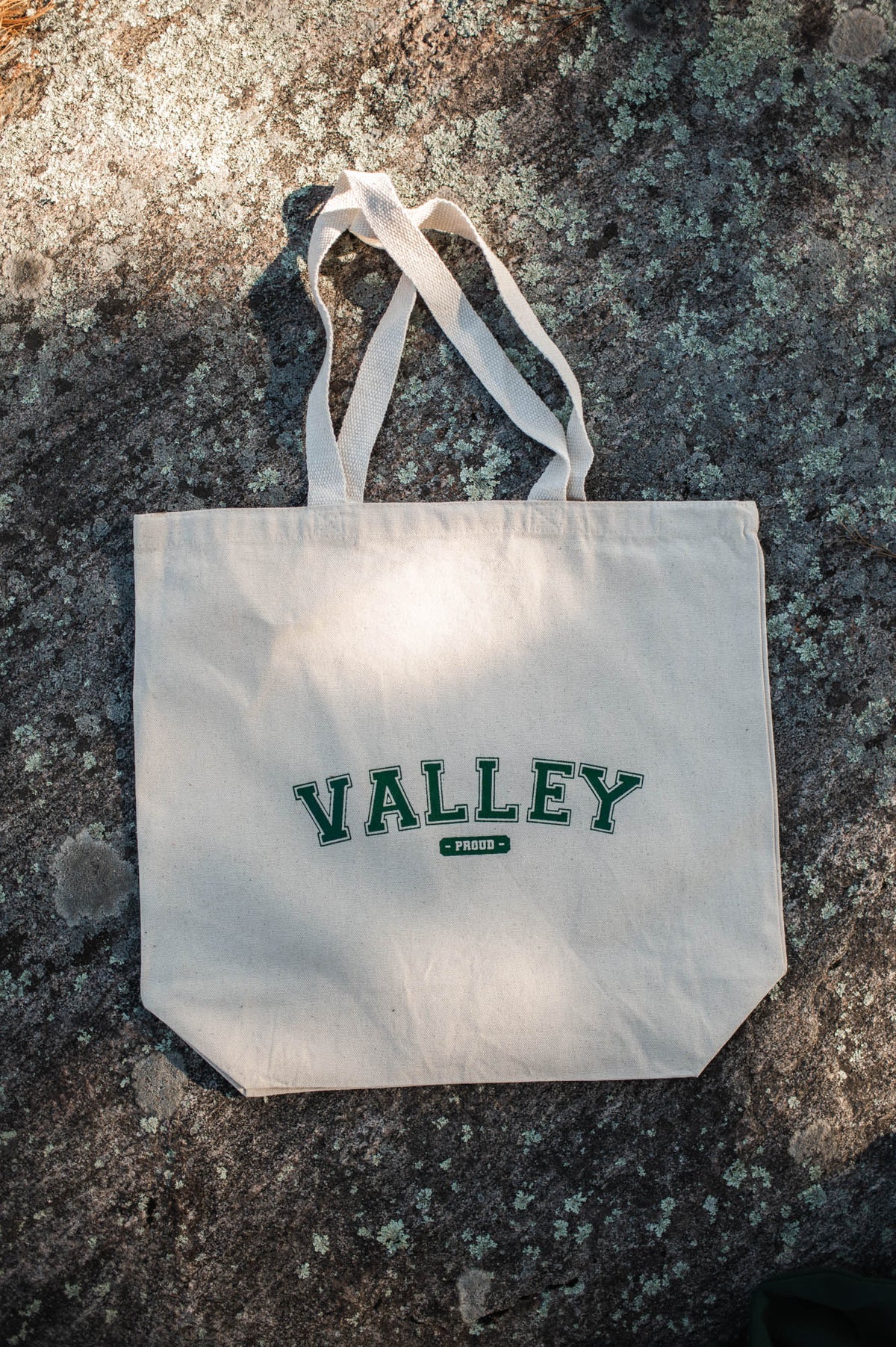 Valley Proud Varsity Tote - Natural