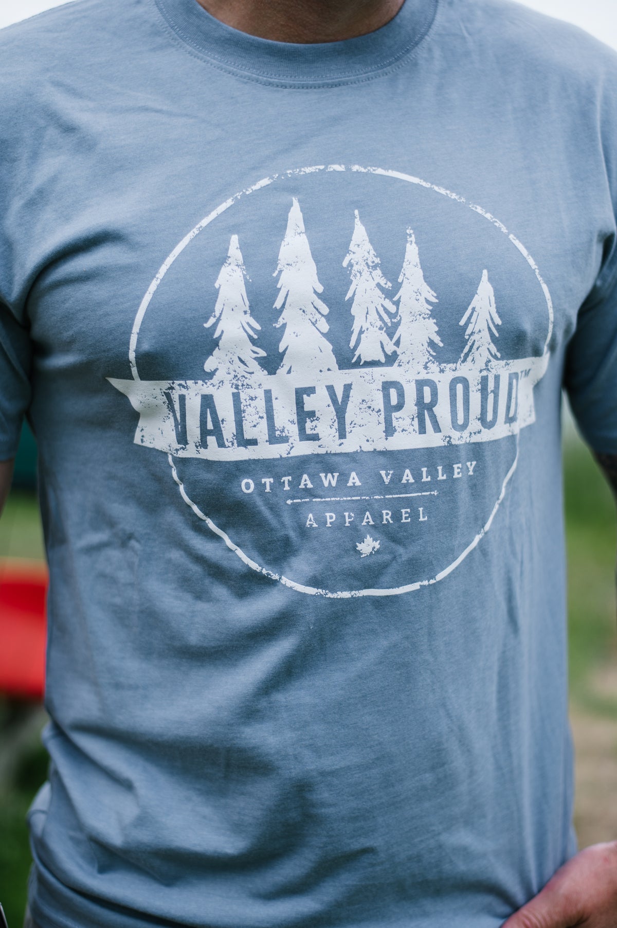 Valley Proud Tee - Earth Stone Blue
